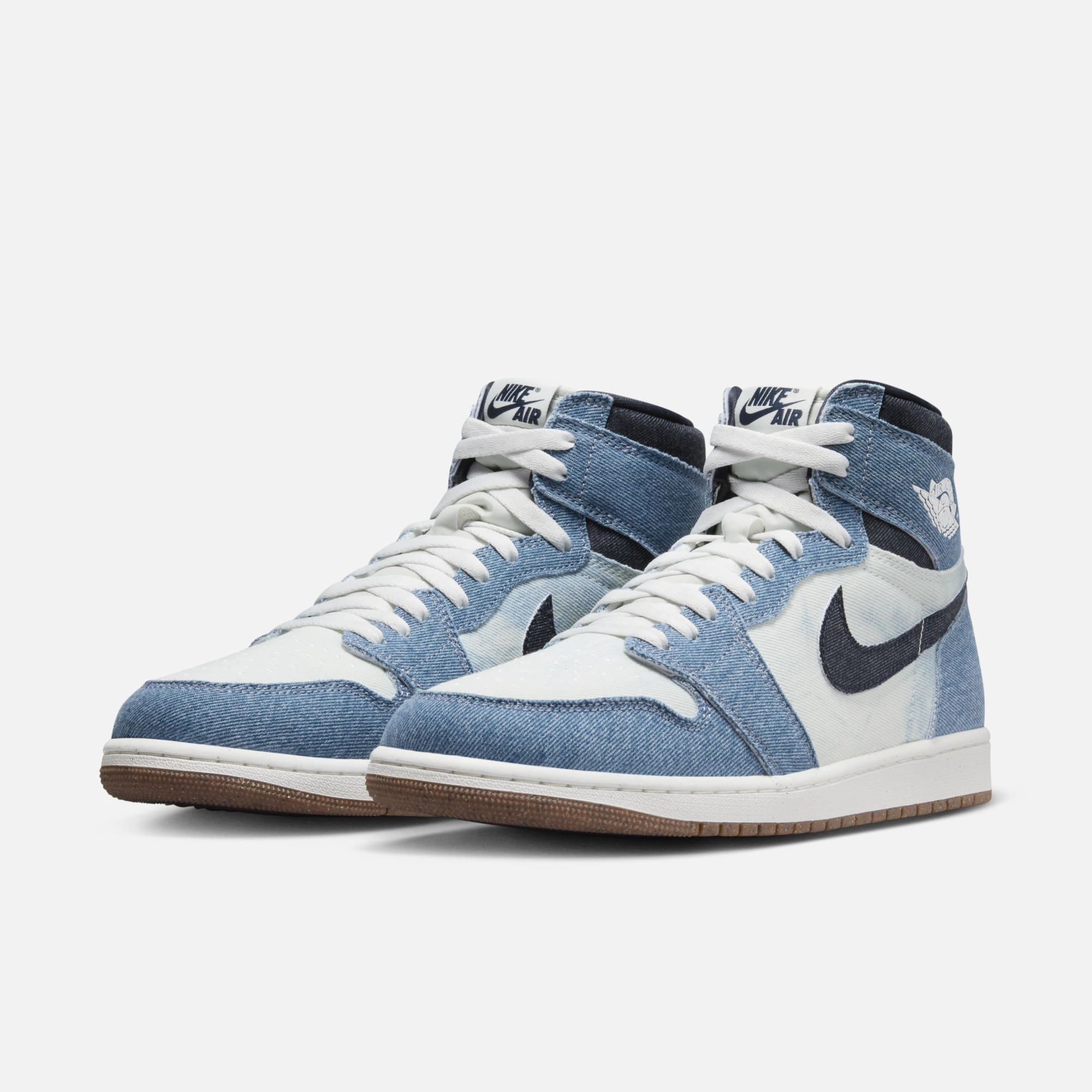 (Men's) Air Jordan 1 Retro High OG 'Denim' (2024) FQ2947-100 Air Jordan 1 Original Colorway Shoes