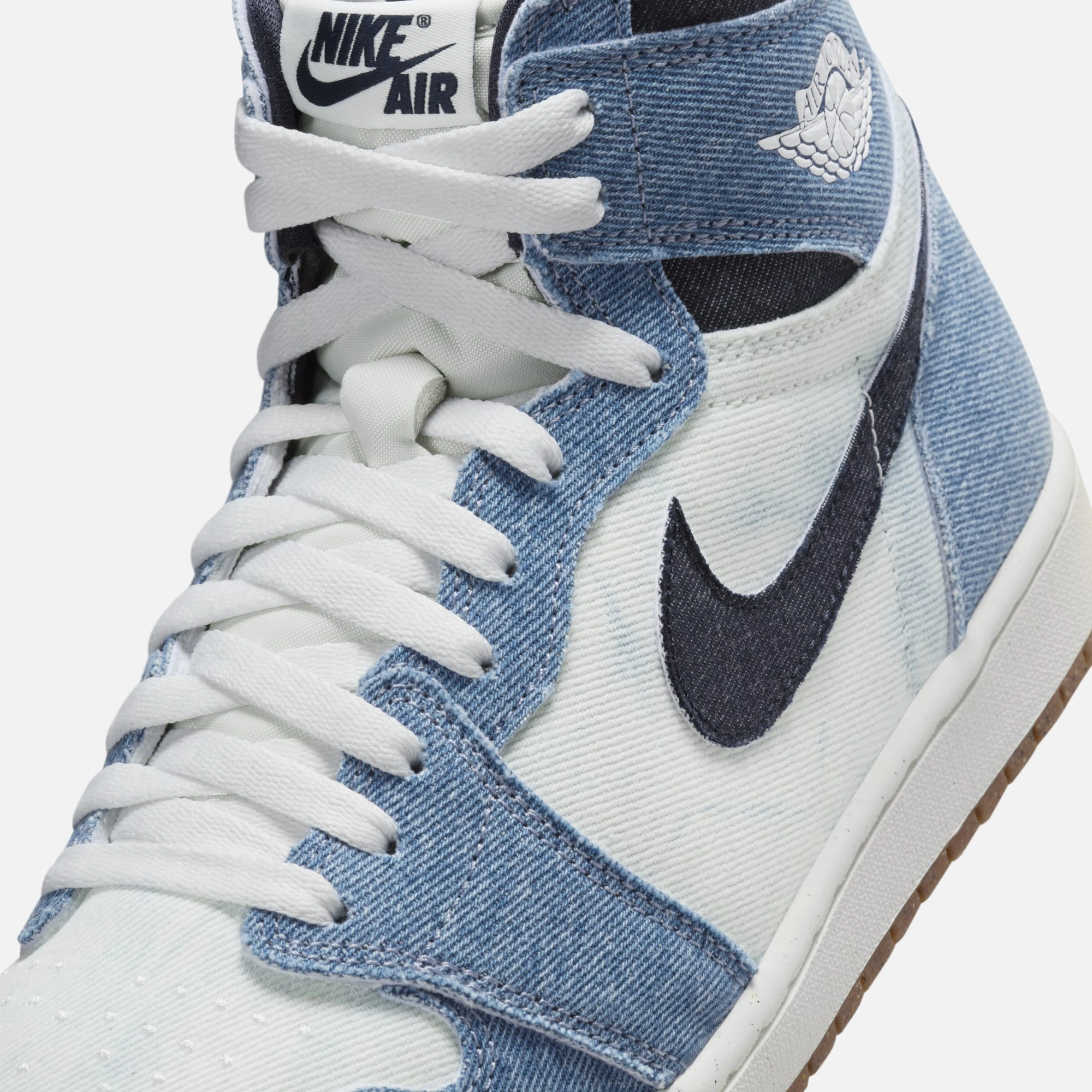 (Men's) Air Jordan 1 Retro High OG 'Denim' (2024) FQ2947-100 Air Jordan 1 Original Colorway Shoes