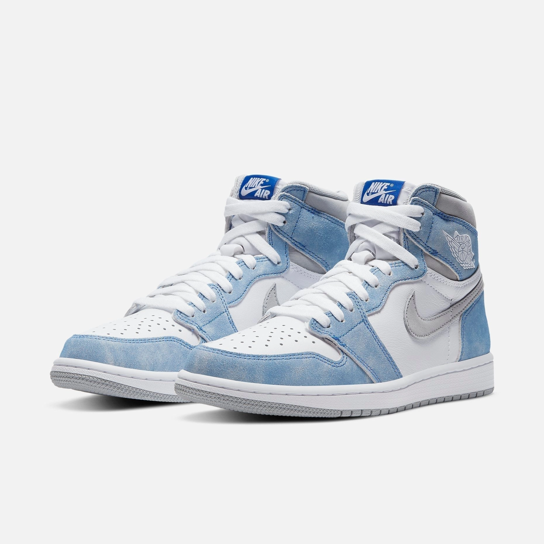 (Men's) Air Jordan 1 Retro High OG 'Hyper Royal' (2021) 555088-402 Air Jordan 1 Original Colorway Shoes
