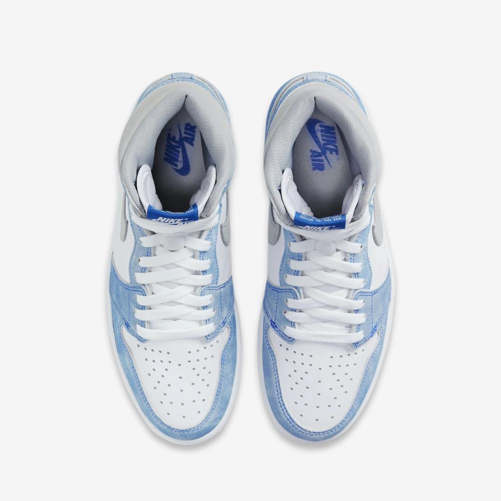 (Men's) Air Jordan 1 Retro High OG 'Hyper Royal' (2021) 555088-402 Air Jordan 1 Original Colorway Shoes