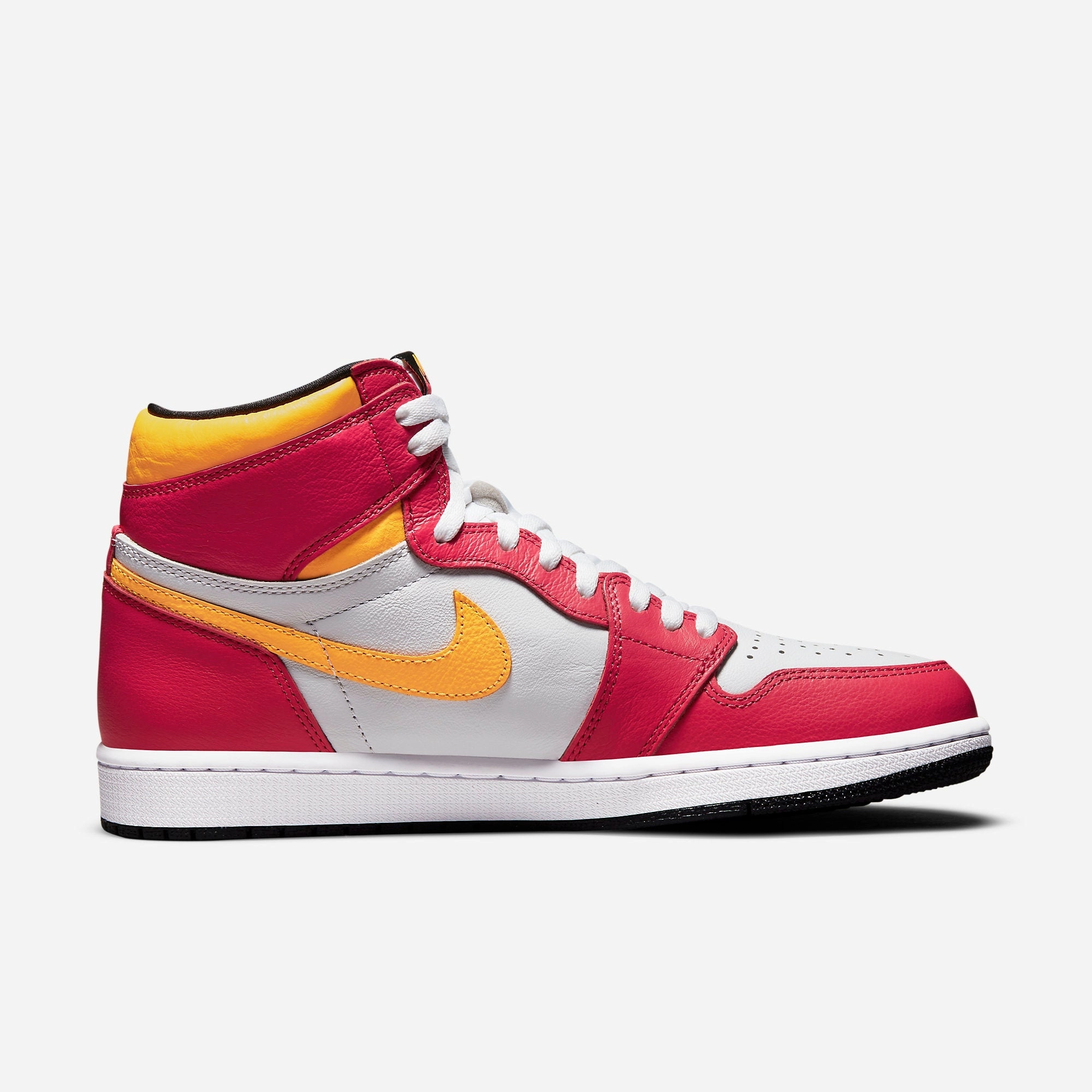 (Men's) Air Jordan 1 Retro High OG 'Light Fusion Red' (2021) 555088-603 Air Jordan 1 Original Colorway Shoes
