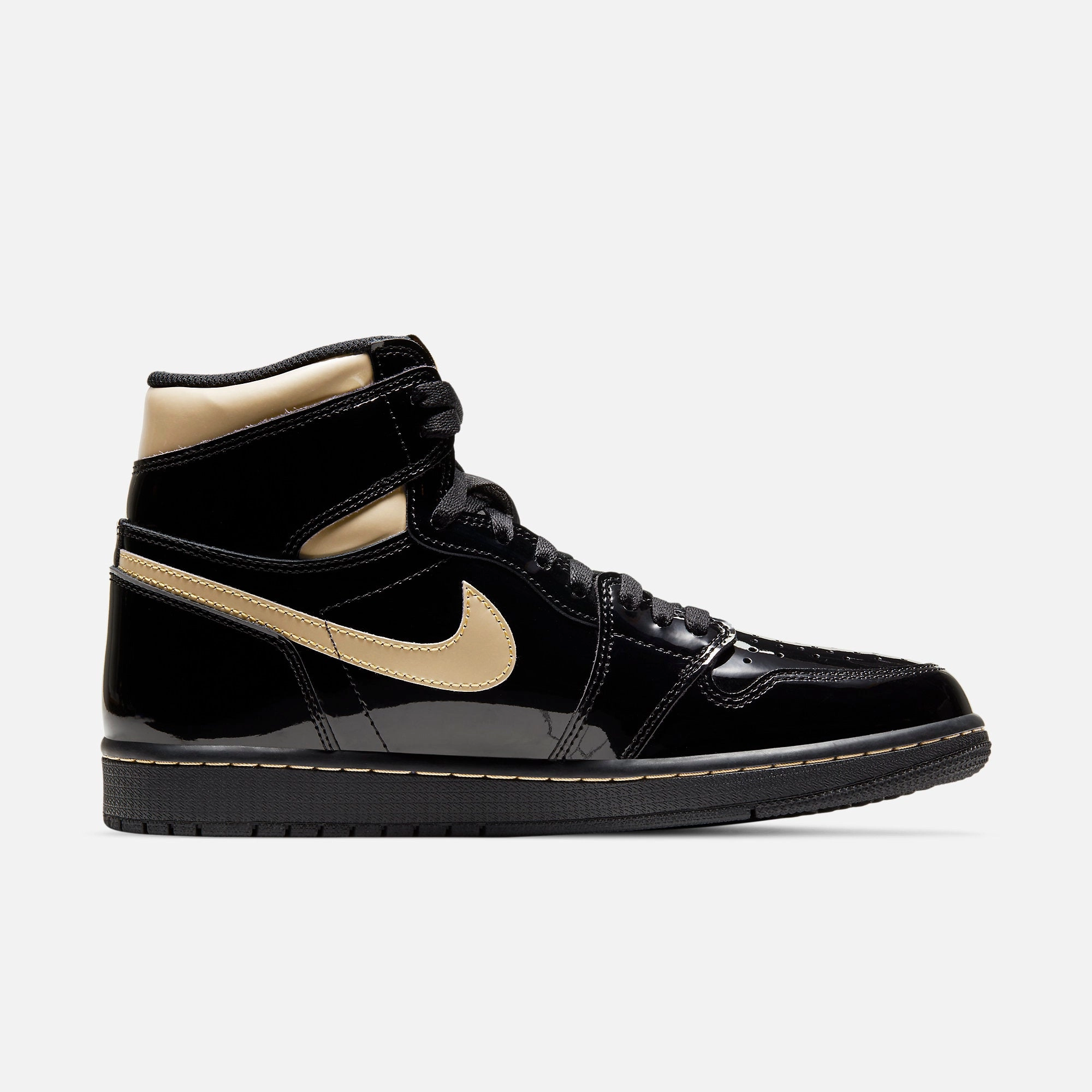 (Men's) Air Jordan 1 Retro High OG 'Metallic Gold' (2020) 555088-032 Air Jordan 1 Retro Court Sneakers