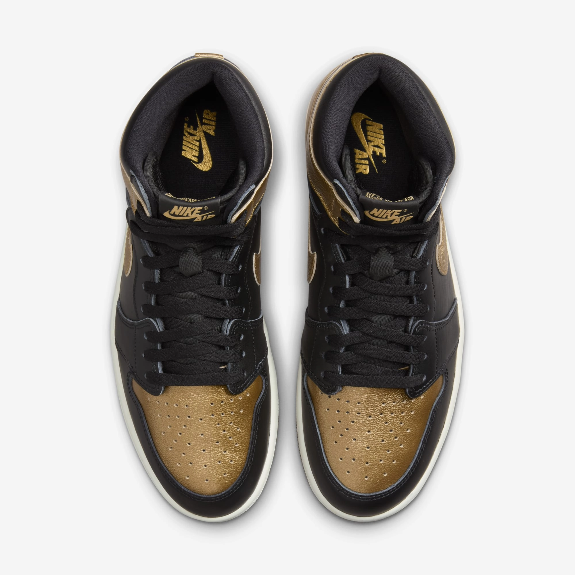 (Men's) Air Jordan 1 Retro High OG 'Metallic Gold' (2024) DZ5485-071 Air Jordan 1 Original Colorway Shoes
