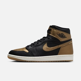 (Men's) Air Jordan 1 Retro High OG 'Metallic Gold' (2024) DZ5485-071 Authentic Air Jordan 1 in premium leather