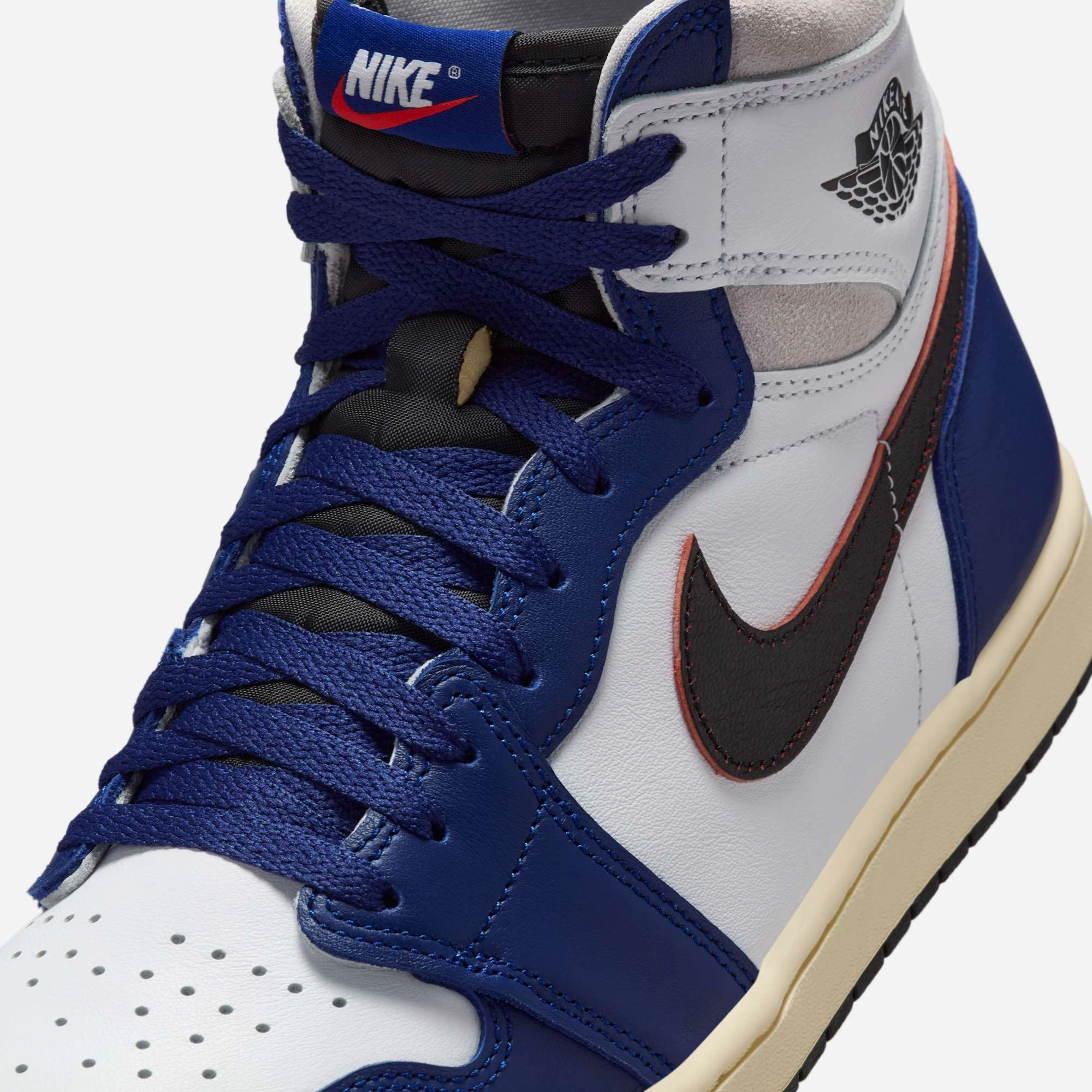 (Men's) Air Jordan 1 Retro High OG 'Rare Air / Deep Royal Blue' (2025) DZ5485-100 Air Jordan 1 Original Colorway Shoes