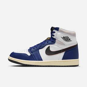 (Men's) Air Jordan 1 Retro High OG 'Rare Air / Deep Royal Blue' (2025) DZ5485-100 Authentic Air Jordan 1 in premium leather