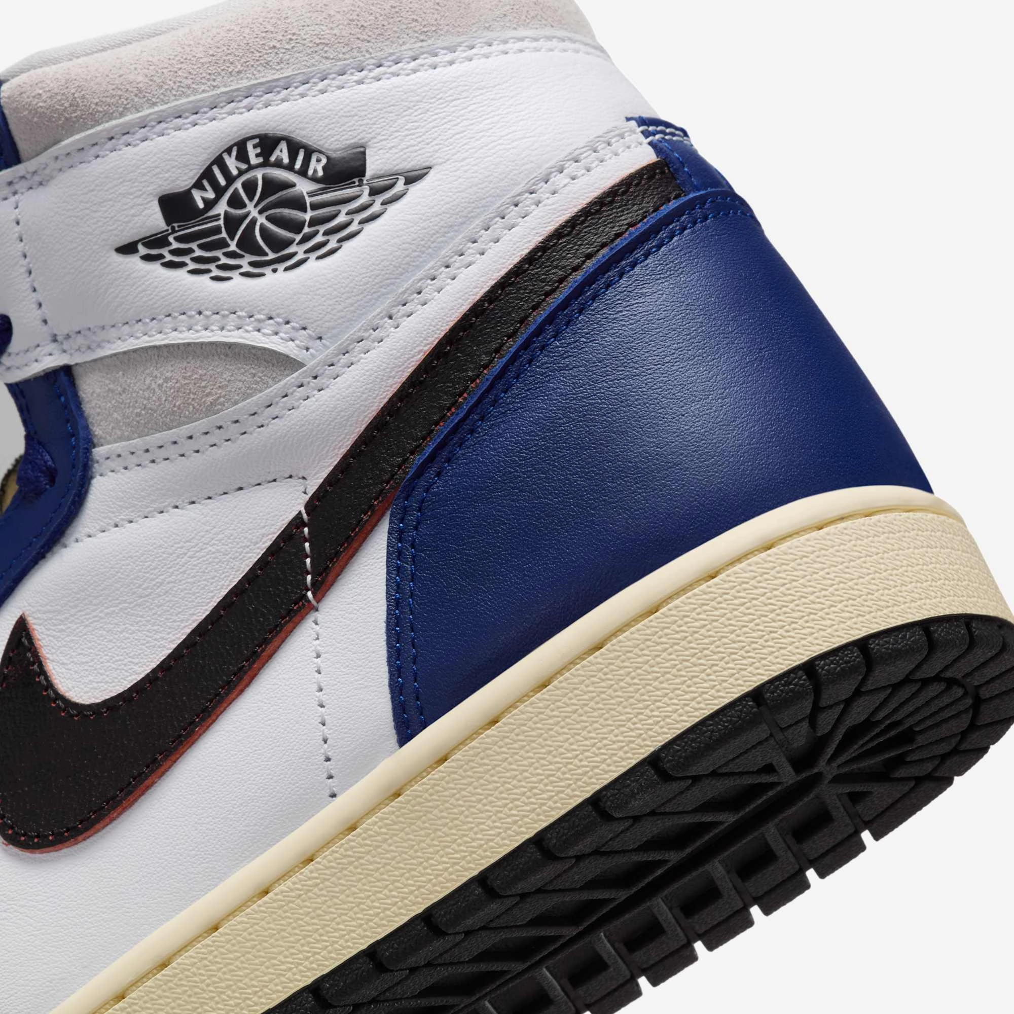 (Men's) Air Jordan 1 Retro High OG 'Rare Air / Deep Royal Blue' (2025) DZ5485-100 Air Jordan 1 Original Colorway Shoes