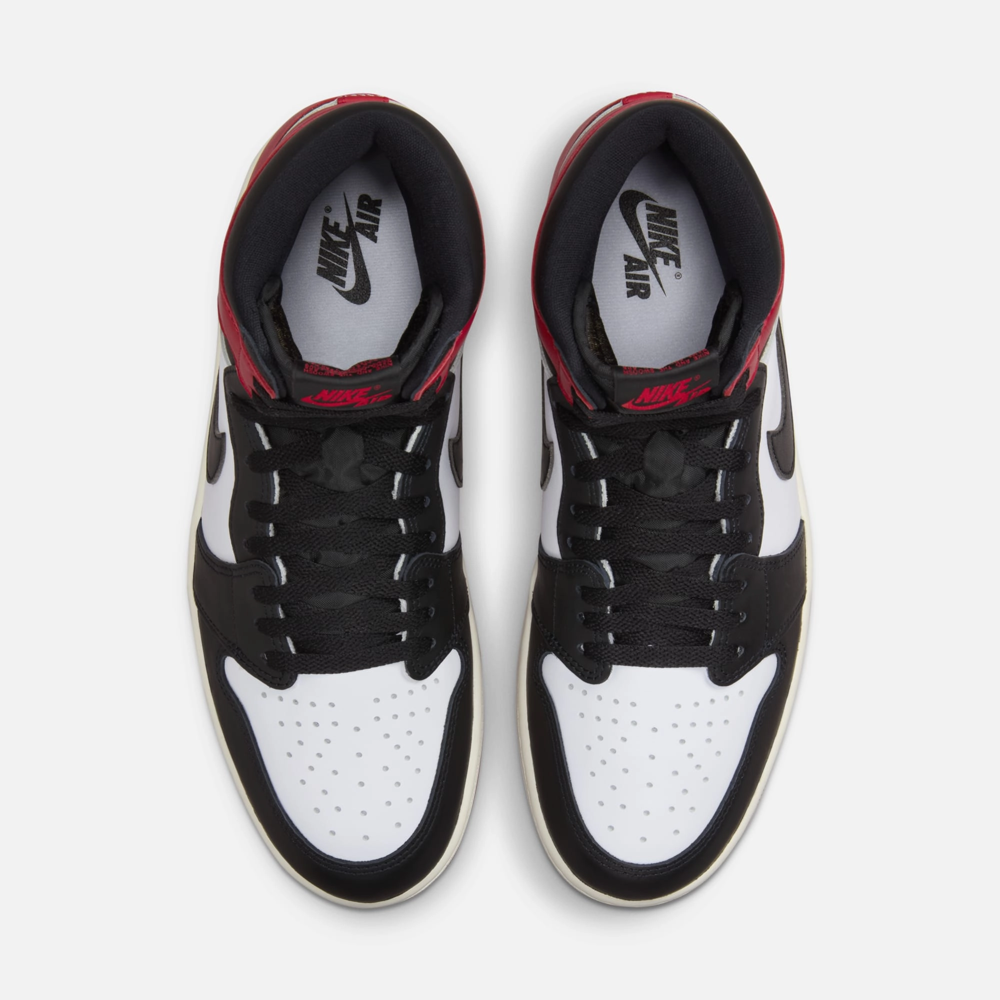 (Men's) Air Jordan 1 Retro High OG 'Reimagined Black Toe' (2025) DZ5485-106 Air Jordan 1 Original Colorway Shoes