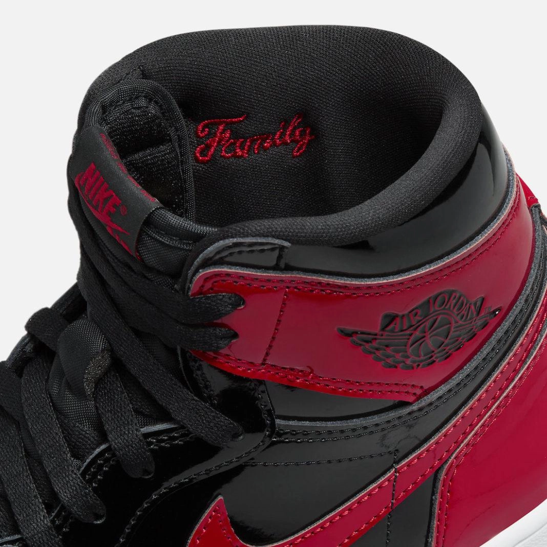 (Men's) Air Jordan 1 Retro High OG 'Reimagined Patent Bred / Banned' (2021) 555088-063 Air Jordan 1 Signature Look Sneakers
