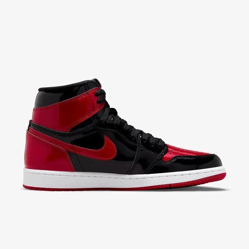 (Men's) Air Jordan 1 Retro High OG 'Reimagined Patent Bred / Banned' (2021) 555088-063 Air Jordan 1 Signature Look Sneakers
