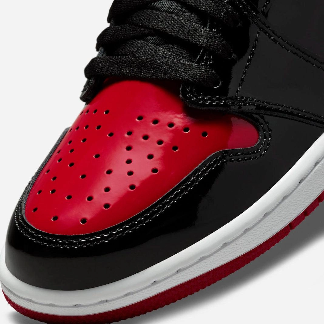 (Men's) Air Jordan 1 Retro High OG 'Reimagined Patent Bred / Banned' (2021) 555088-063 Air Jordan 1 Signature Look Sneakers
