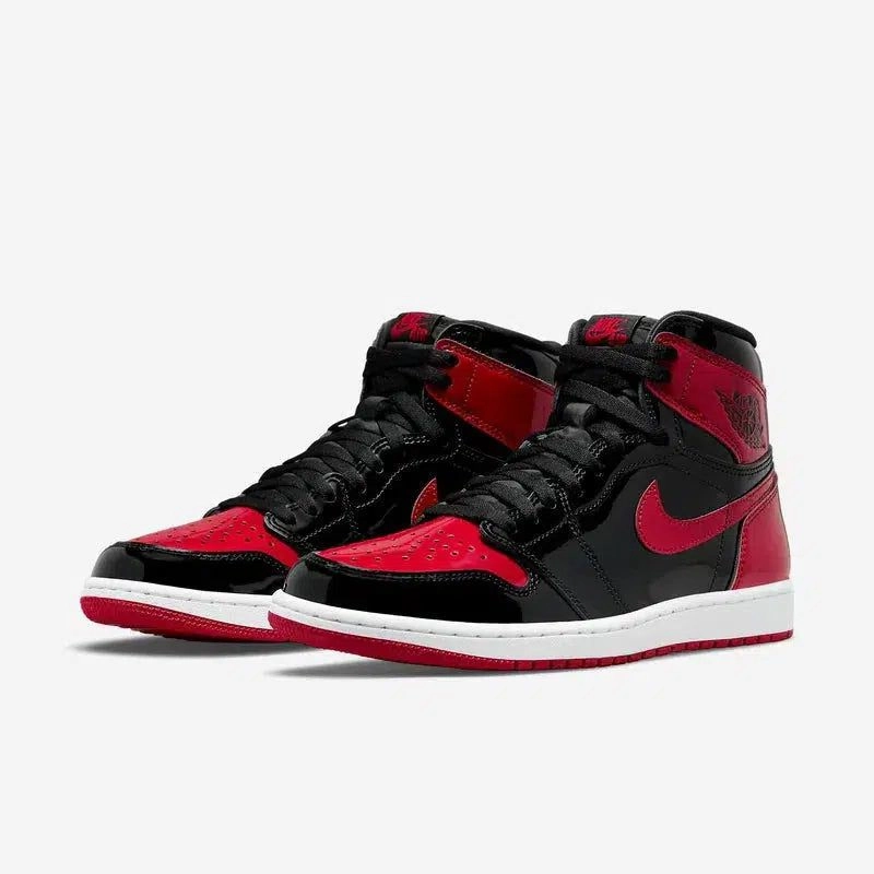 (Men's) Air Jordan 1 Retro High OG 'Reimagined Patent Bred / Banned' (2021) 555088-063 Air Jordan 1 Signature Look Sneakers