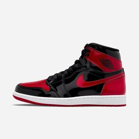 (Men's) Air Jordan 1 Retro High OG 'Reimagined Patent Bred / Banned' (2021) 555088-063 Stylish Air Jordan 1 in classic design