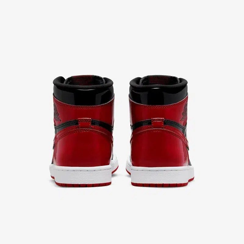 (Men's) Air Jordan 1 Retro High OG 'Reimagined Patent Bred / Banned' (2021) 555088-063 Air Jordan 1 Signature Look Sneakers