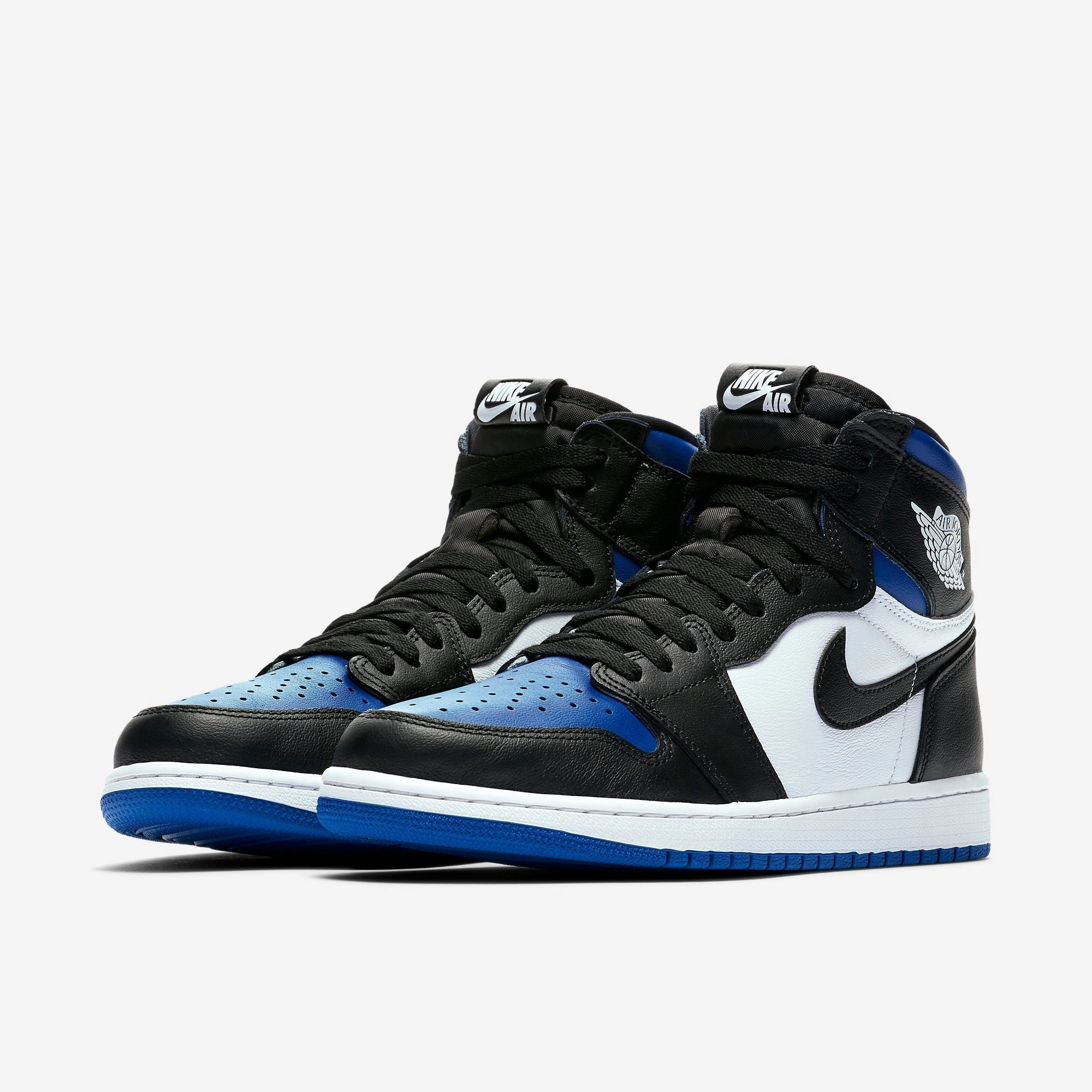 (Men's) Air Jordan 1 Retro High OG 'Royal Toe' (2020) 555088-041 Air Jordan 1 Original Colorway Shoes