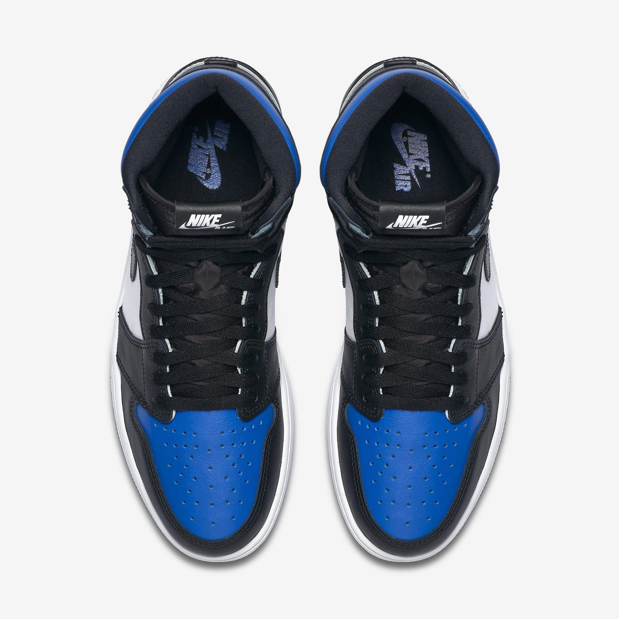 (Men's) Air Jordan 1 Retro High OG 'Royal Toe' (2020) 555088-041 Air Jordan 1 Original Colorway Shoes