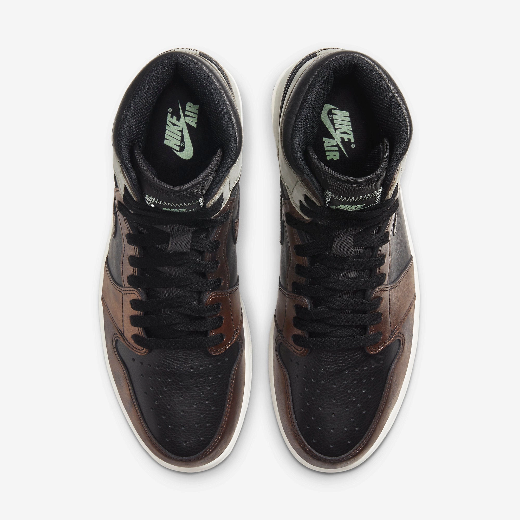 (Men's) Air Jordan 1 Retro High OG 'Shadow Patina Rust' (2021) 555088-033 Air Jordan 1 Signature Look Sneakers