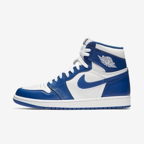 (Men's) Air Jordan 1 Retro High OG 'Storm Blue' (2016) 555088-127 Authentic Air Jordan 1 in premium leather