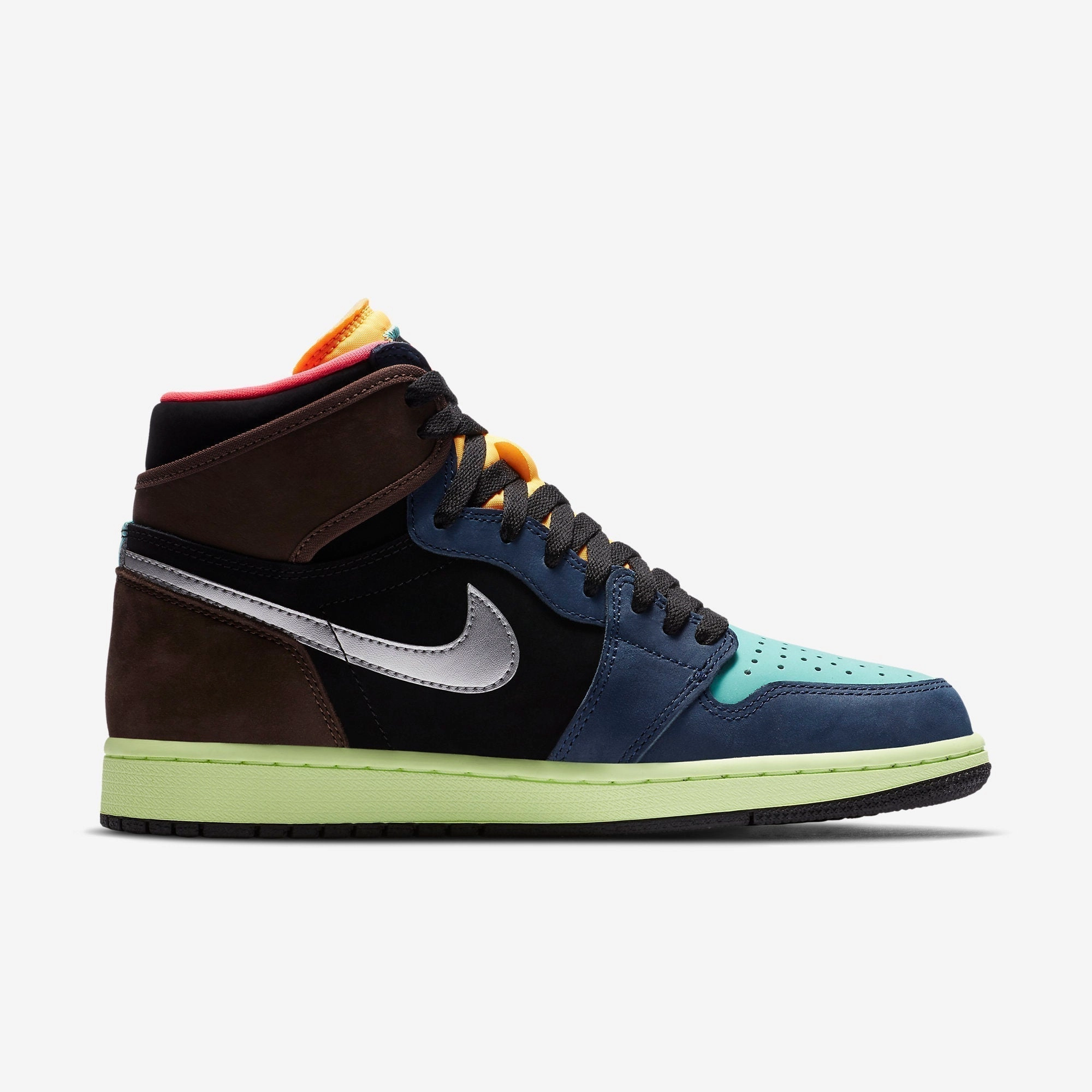 (Men's) Air Jordan 1 Retro High OG 'Tokyo Bio Hack' (2020) 555088-201 Air Jordan 1 Retro Court Sneakers