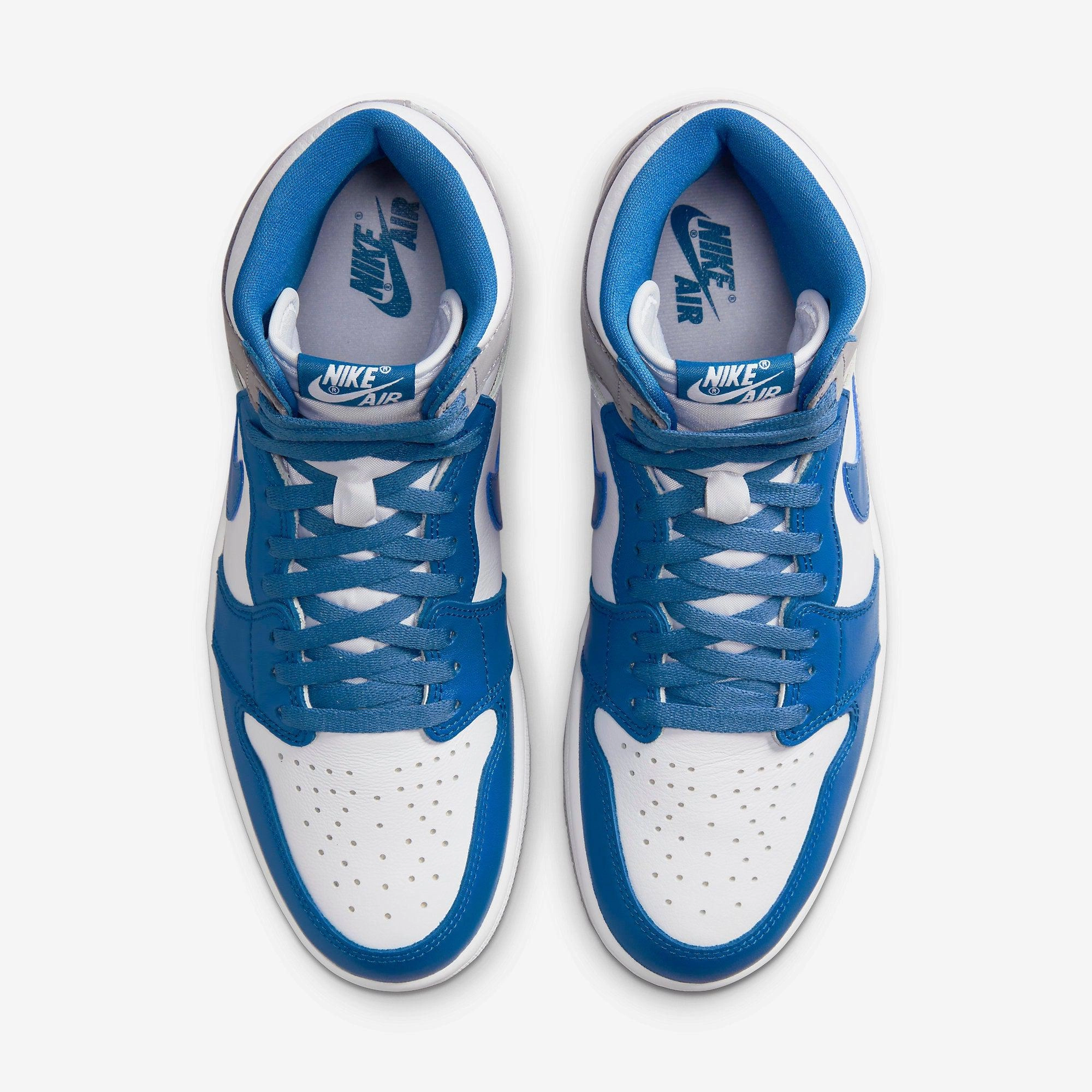 (Men's) Air Jordan 1 Retro High OG 'True Blue' (2023) DZ5485-410 Air Jordan 1 Timeless Heritage Shoes