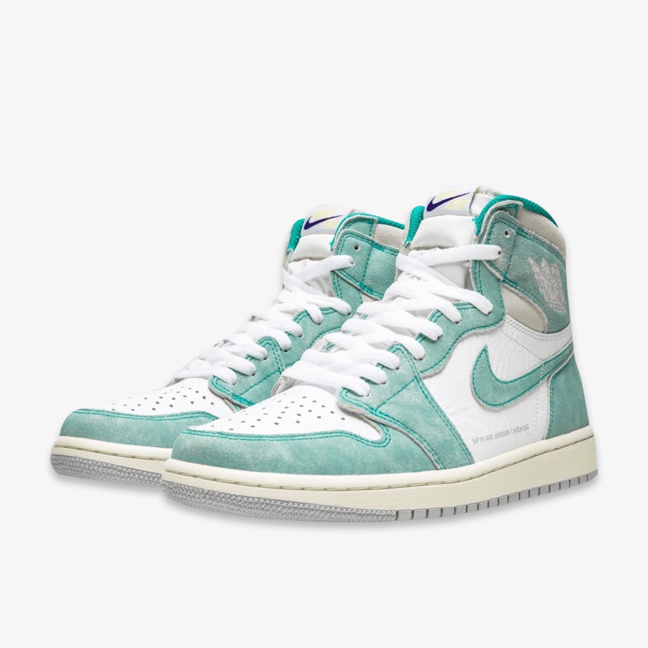 (Men's) Air Jordan 1 Retro High OG 'Turbo Green' (2019) 555088-311 Air Jordan 1 Retro Court Sneakers