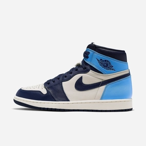 (Men's) Air Jordan 1 Retro High OG 'UNC Obsidian' (2019) 555088-140 Heritage Air Jordan 1 sneakers for men