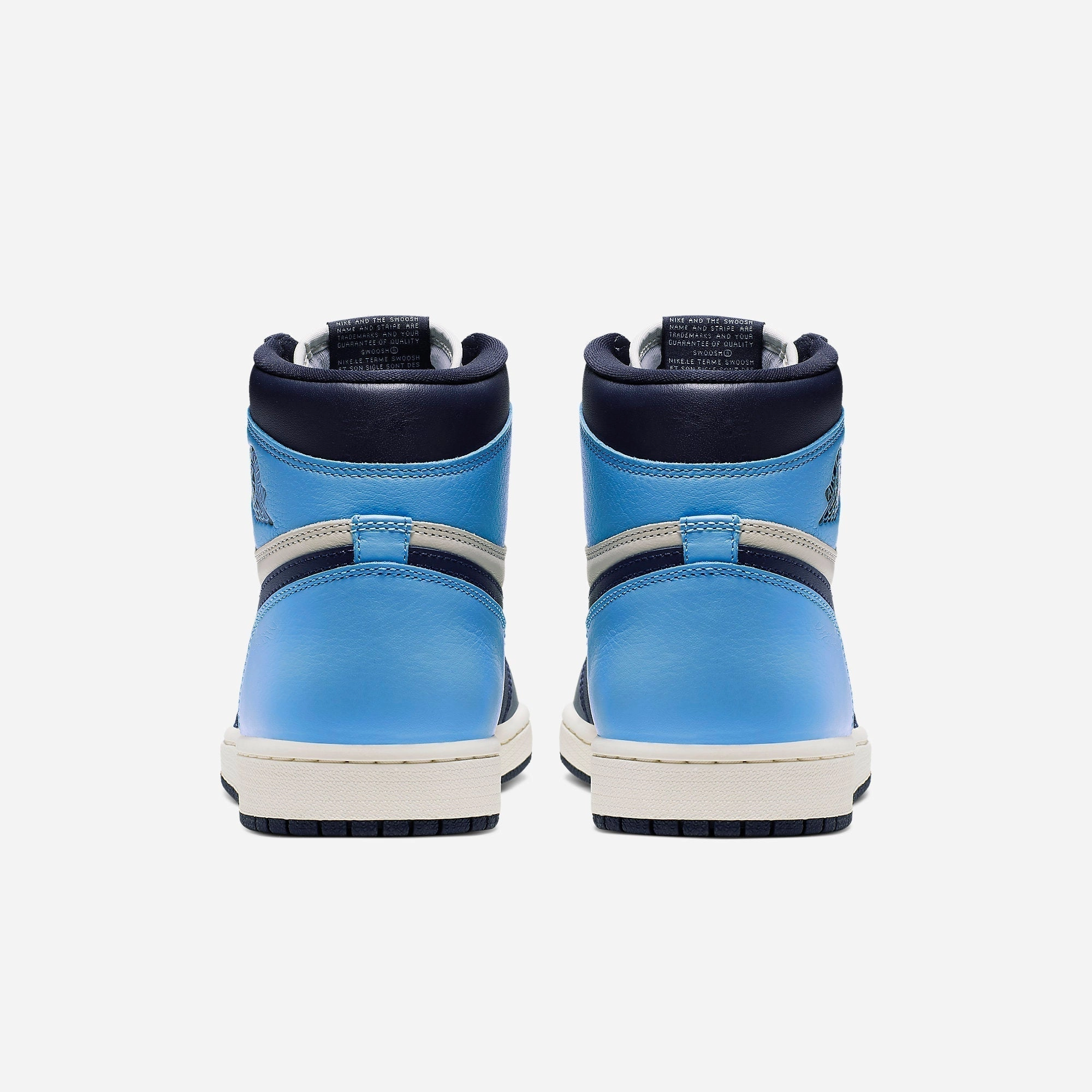 (Men's) Air Jordan 1 Retro High OG 'UNC Obsidian' (2019) 555088-140 Air Jordan 1 Retro Court Sneakers