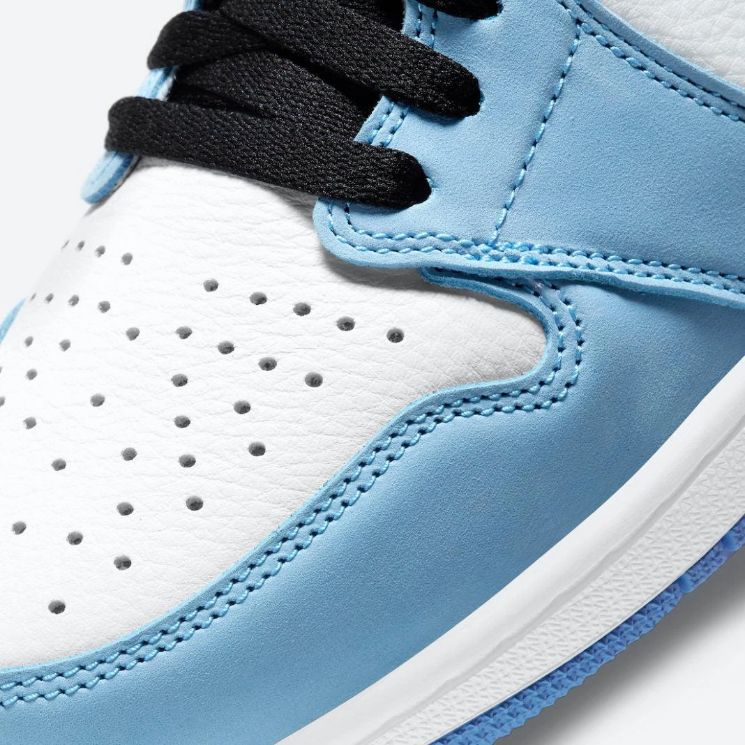 (Men's) Air Jordan 1 Retro High OG 'UNC University Blue' (2021) 555088-134 Air Jordan 1 Original Colorway Shoes
