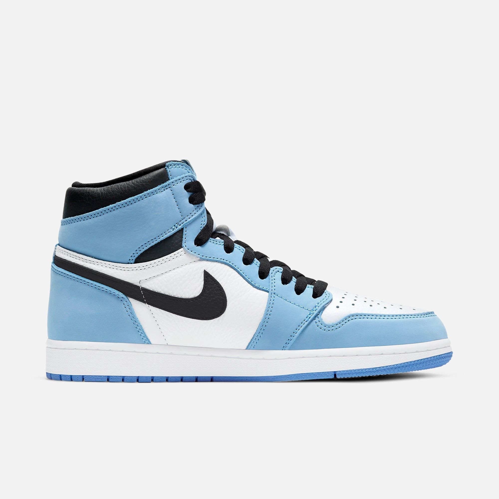 (Men's) Air Jordan 1 Retro High OG 'UNC University Blue' (2021) 555088-134 Air Jordan 1 Original Colorway Shoes