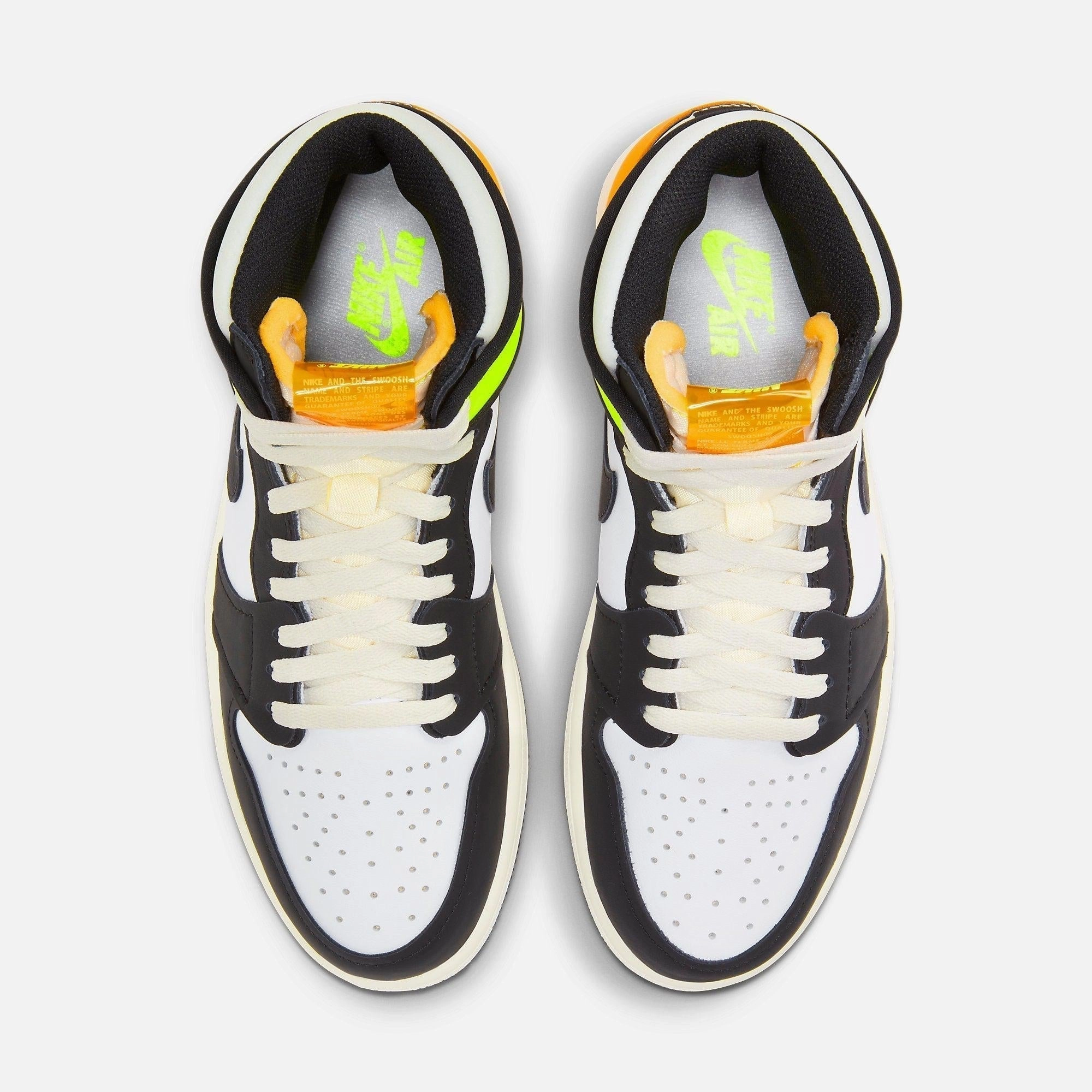 (Men's) Air Jordan 1 Retro High OG 'Volt / Gold' (2021) 555088-118 Air Jordan 1 Original Colorway Shoes
