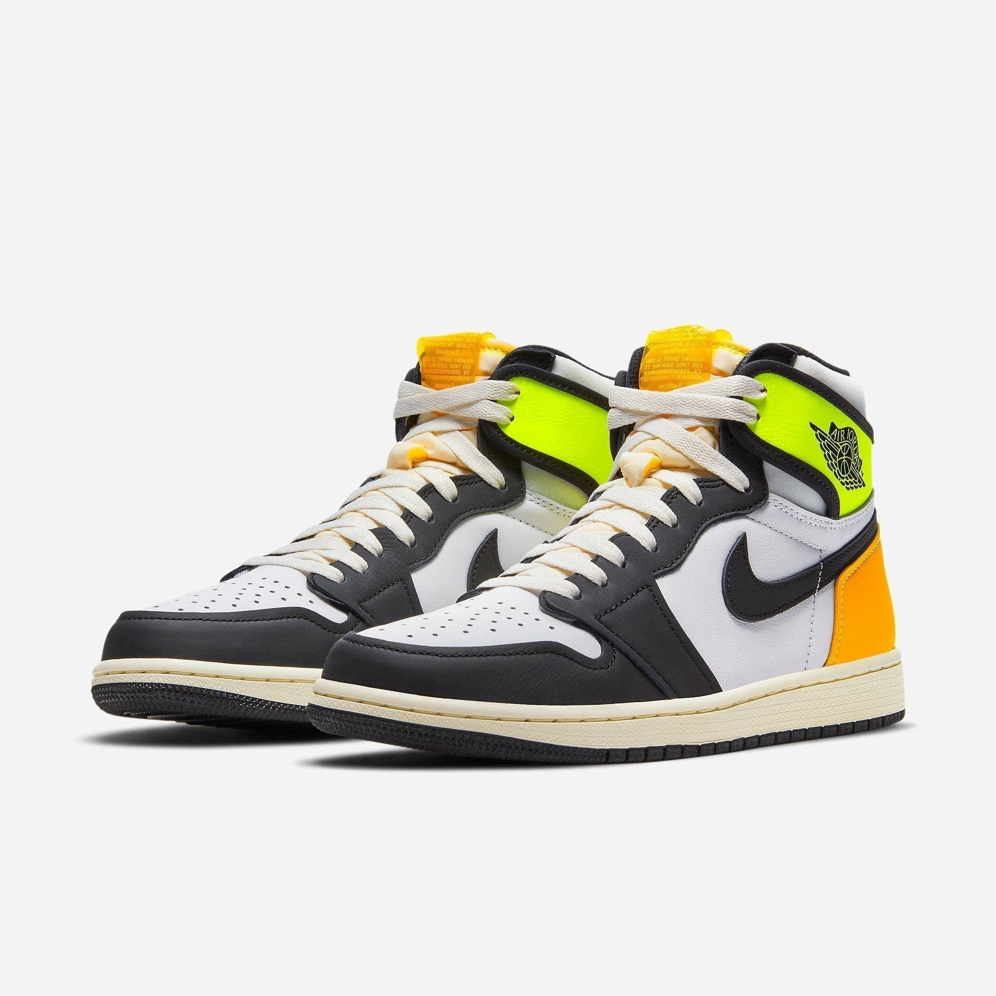 (Men's) Air Jordan 1 Retro High OG 'Volt / Gold' (2021) 555088-118 Air Jordan 1 Original Colorway Shoes