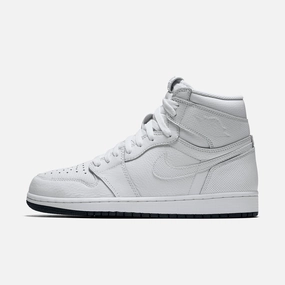 (Men's) Air Jordan 1 Retro High OG 'White Perforated' (2017) 555088-100 Stylish Air Jordan 1 in classic design