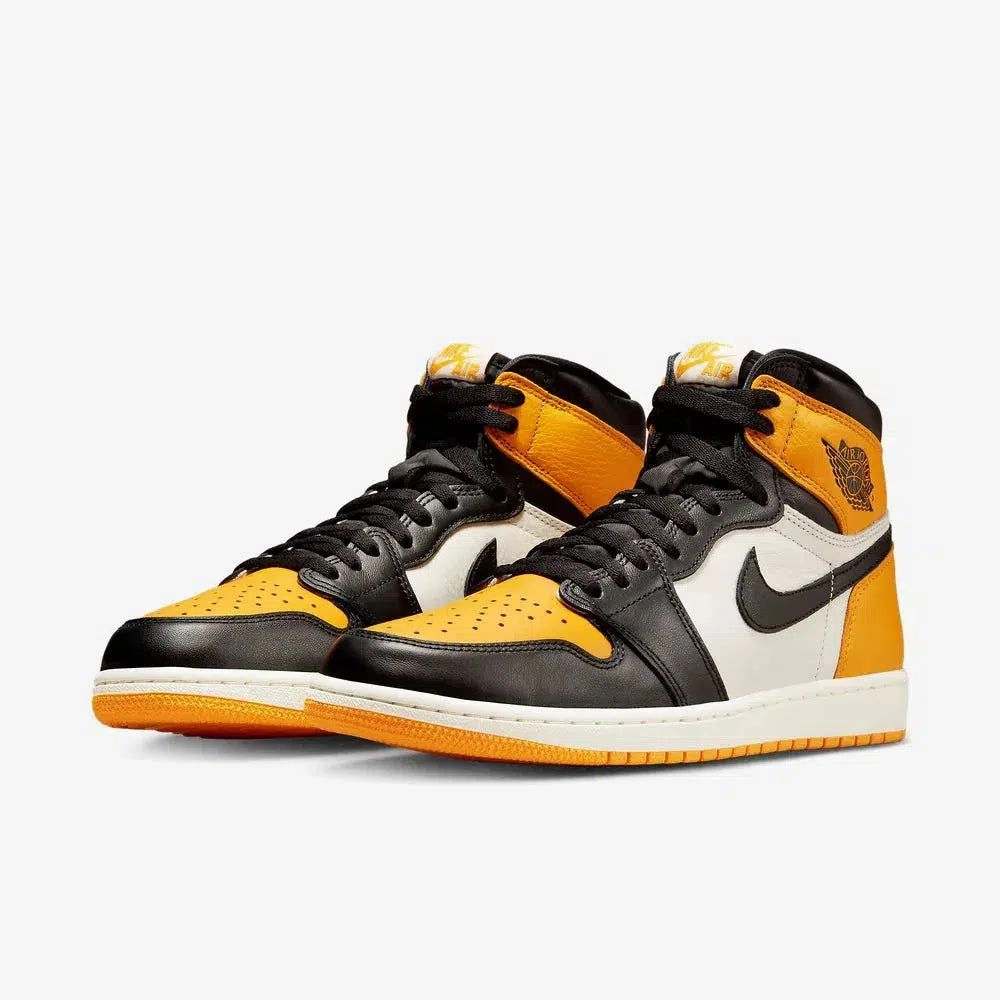 (Men's) Air Jordan 1 Retro High OG 'Yellow Toe' (2022) 555088-711 Air Jordan 1 Original Colorway Shoes
