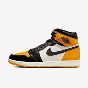 (Men's) Air Jordan 1 Retro High OG 'Yellow Toe' (2022) 555088-711 Authentic Air Jordan 1 in premium leather
