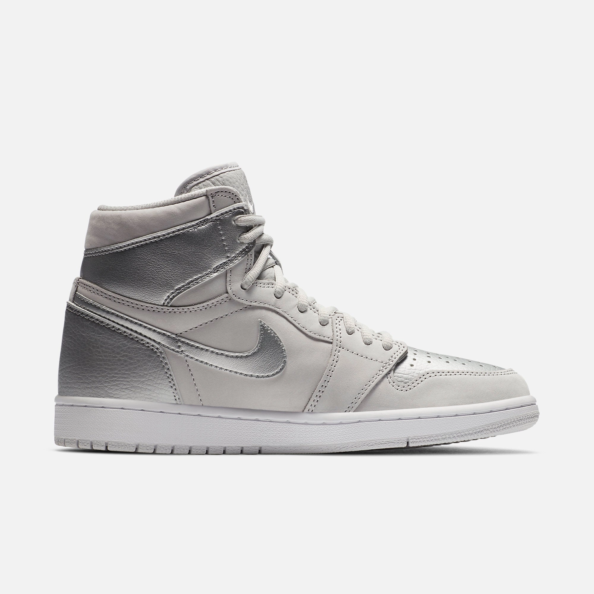 (Men's) Air Jordan 1 Retro High OG CO JP 'Japan Metallic Silver' (2020) DC1788-029 Air Jordan 1 Retro Court Sneakers