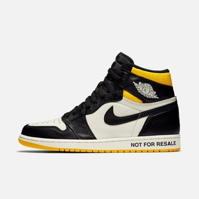 (Men's) Air Jordan 1 Retro High OG NRG 'Not For Resale Varsity Maize' (2018) 861428-107 Stylish Air Jordan 1 in classic design