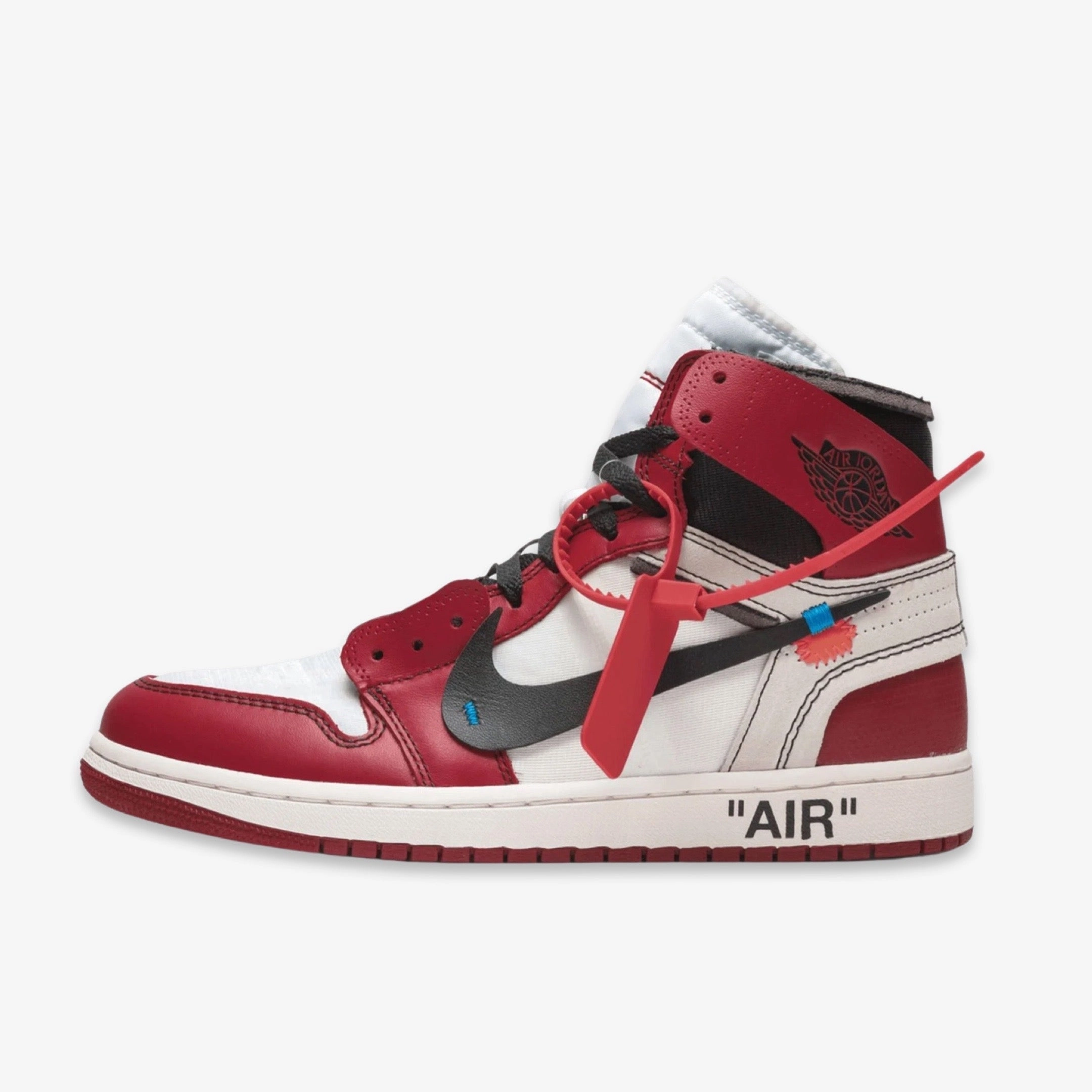 (Men's) Air Jordan 1 Retro High OG NRG x Off-White 'Chicago' (2017) AA3834-101 Stylish Air Jordan 1 in classic design