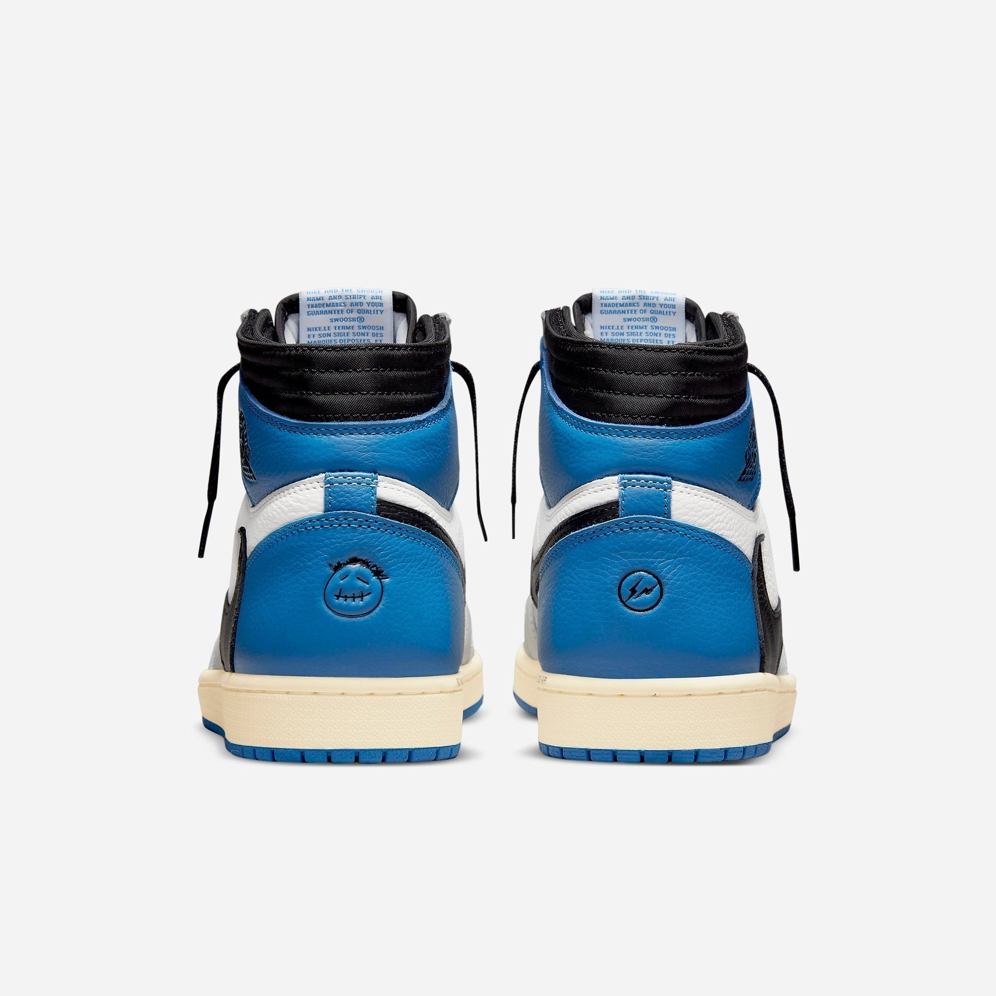(Men's) Air Jordan 1 Retro High OG SP x Travis Scott x Fragment Design 'Military Blue' (2021) DH3227-105 Air Jordan 1 Signature Look Sneakers