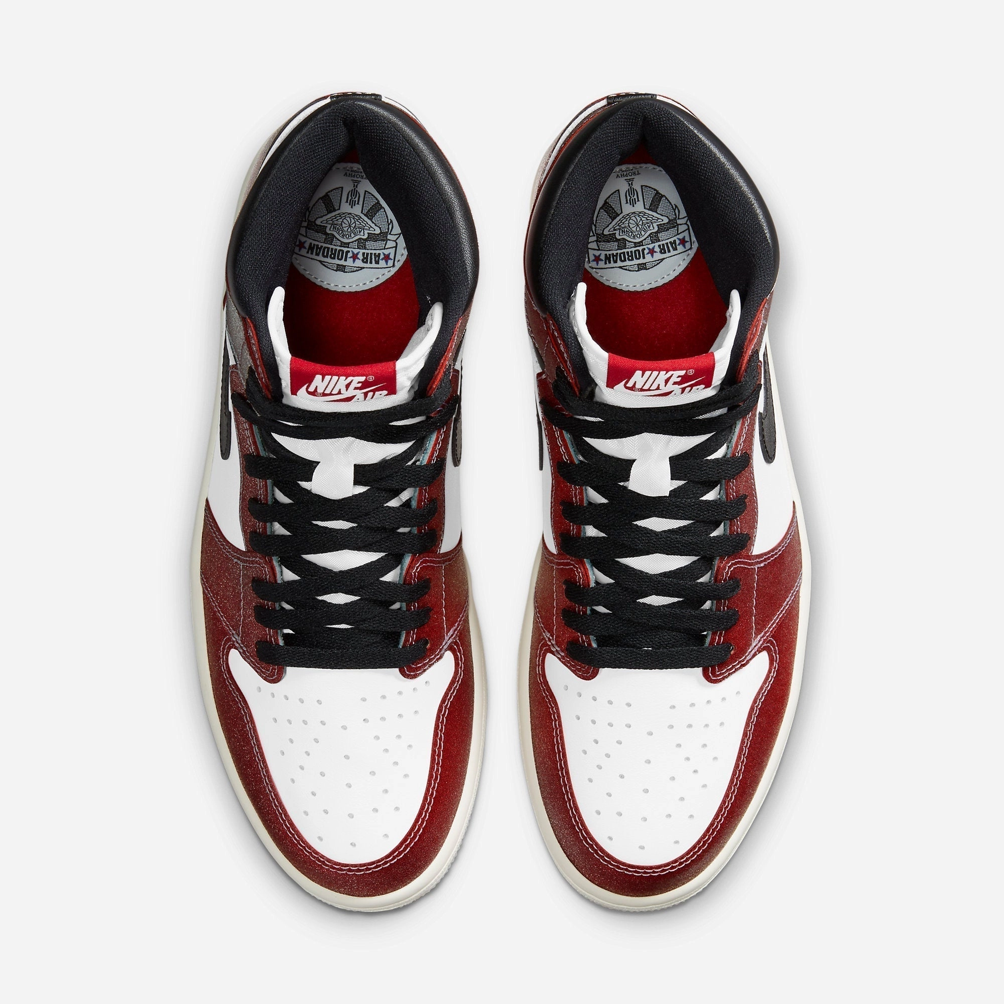 (Men's) Air Jordan 1 Retro High OG SP x Trophy Room Chicago 'Freeze Out' (2021) DA2728-100 Air Jordan 1 Signature Look Sneakers