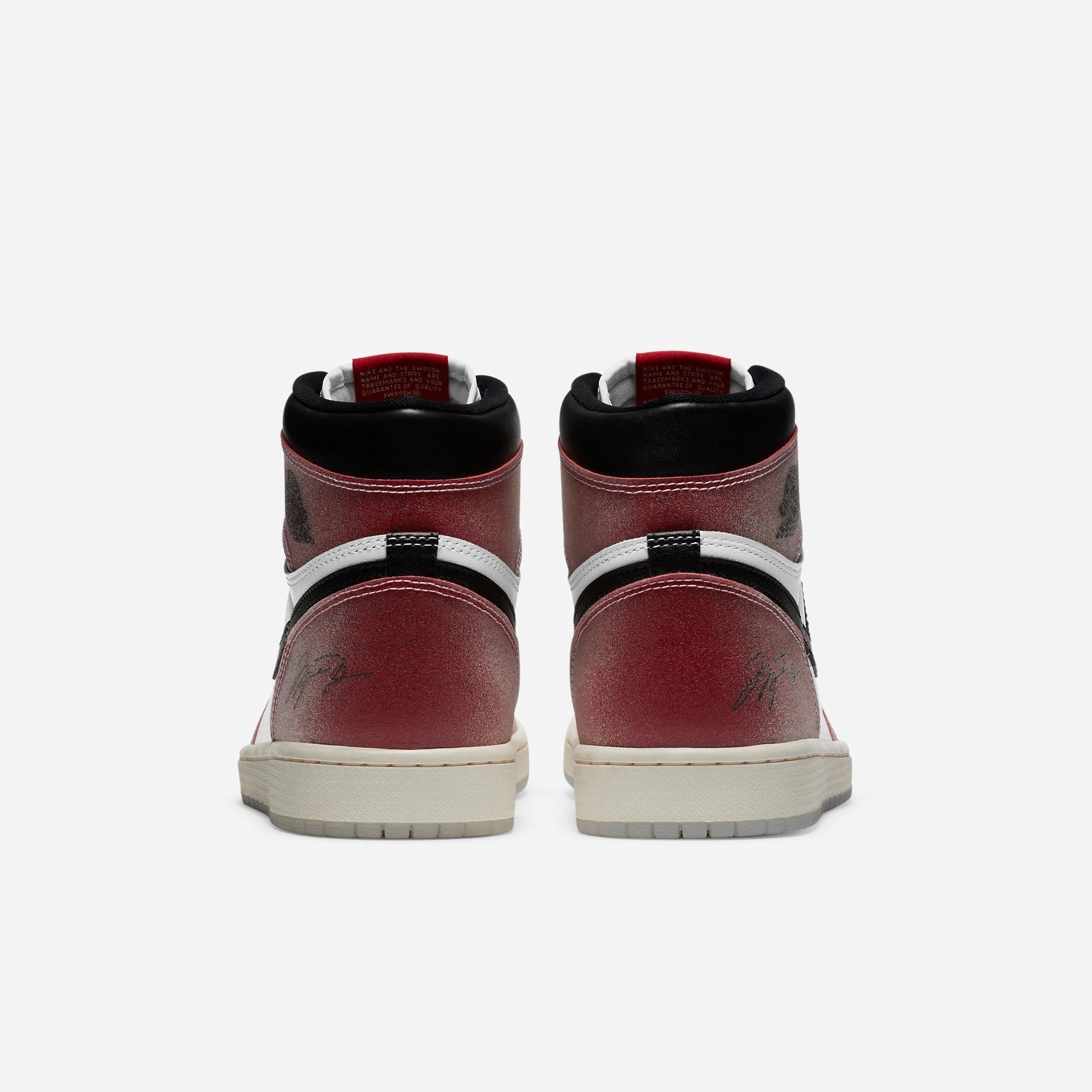 (Men's) Air Jordan 1 Retro High OG SP x Trophy Room Chicago 'Freeze Out' (2021) DA2728-100 Air Jordan 1 Signature Look Sneakers