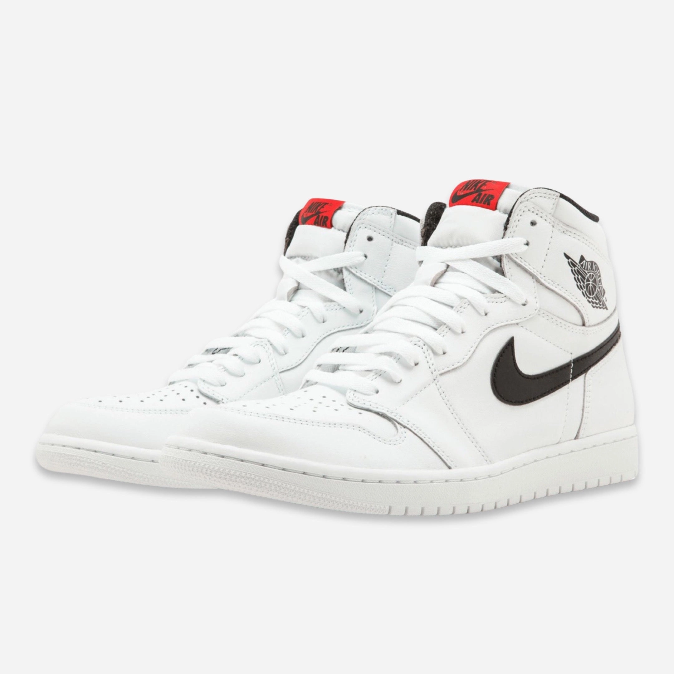 (Men's) Air Jordan 1 Retro High Premium 'Yin Yang White' (2016) 555088-102 Air Jordan 1 Signature Look Sneakers