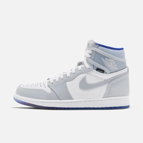 (Men's) Air Jordan 1 Retro High Zoom Air 'Racer Blue' (2020) CK6637-104 Authentic Air Jordan 1 in premium leather