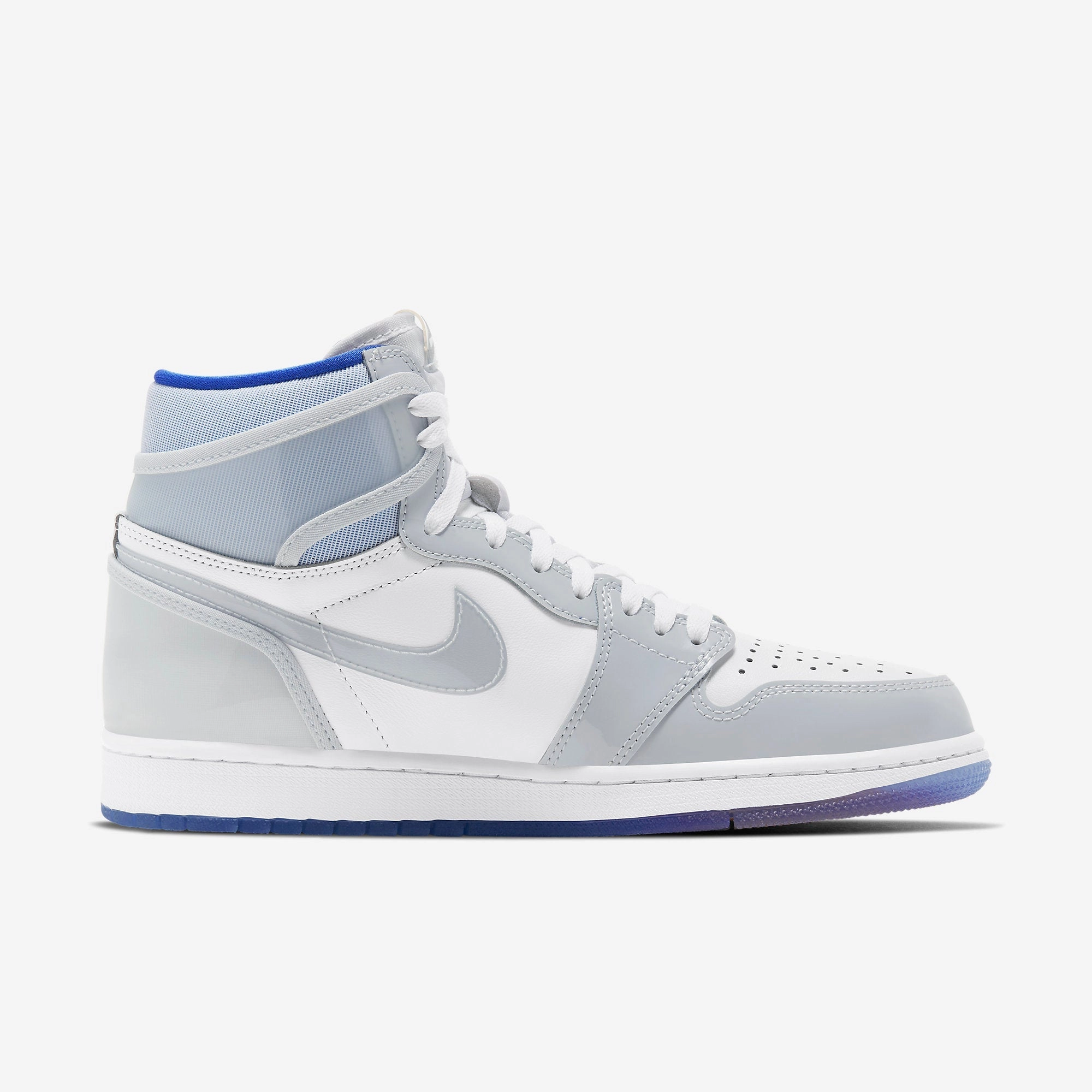 (Men's) Air Jordan 1 Retro High Zoom Air 'Racer Blue' (2020) CK6637-104 Air Jordan 1 Original Colorway Shoes