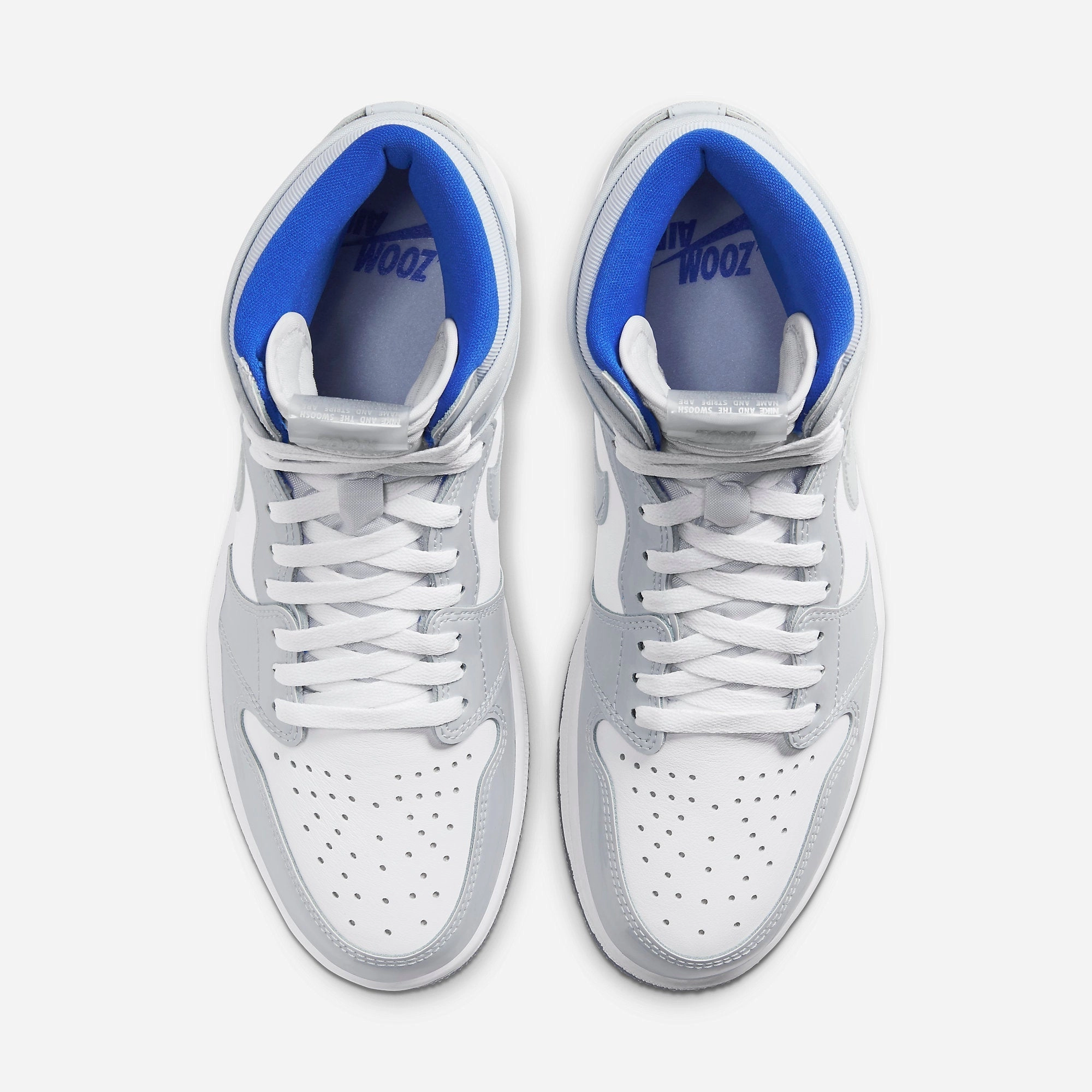 (Men's) Air Jordan 1 Retro High Zoom Air 'Racer Blue' (2020) CK6637-104 Air Jordan 1 Original Colorway Shoes