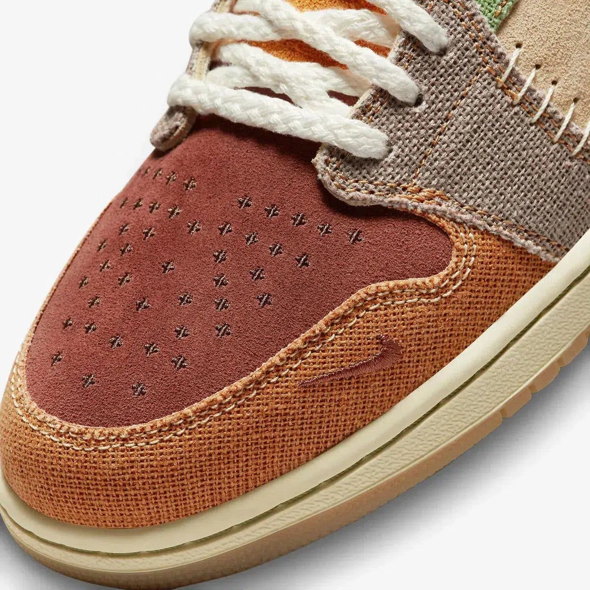 (Men's) Air Jordan 1 Retro Low OG Z x Zion Williamson 'Voodoo' (2022) DZ7292-200 Air Jordan 1 Timeless Heritage Shoes