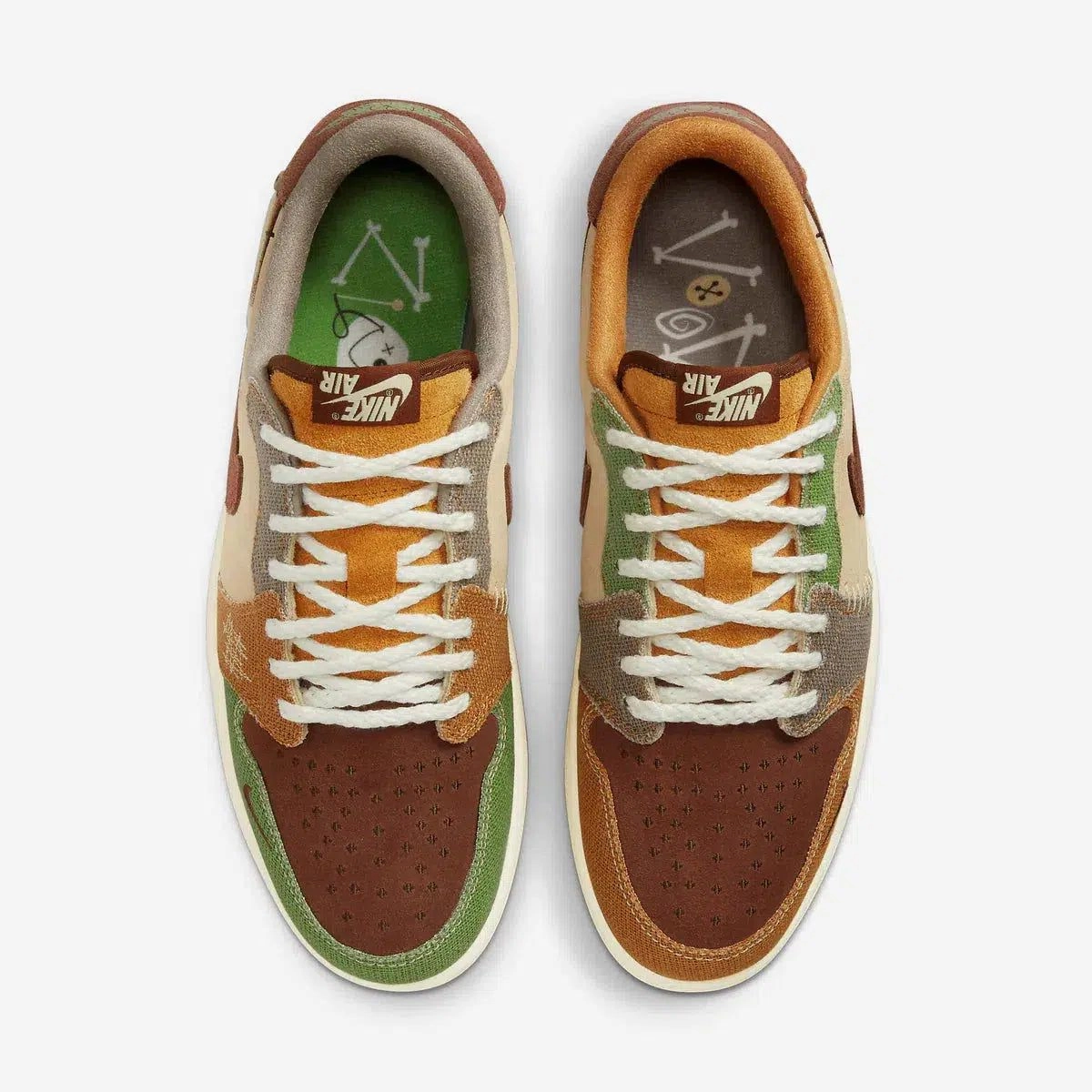 (Men's) Air Jordan 1 Retro Low OG Z x Zion Williamson 'Voodoo' (2022) DZ7292-200 Air Jordan 1 Timeless Heritage Shoes