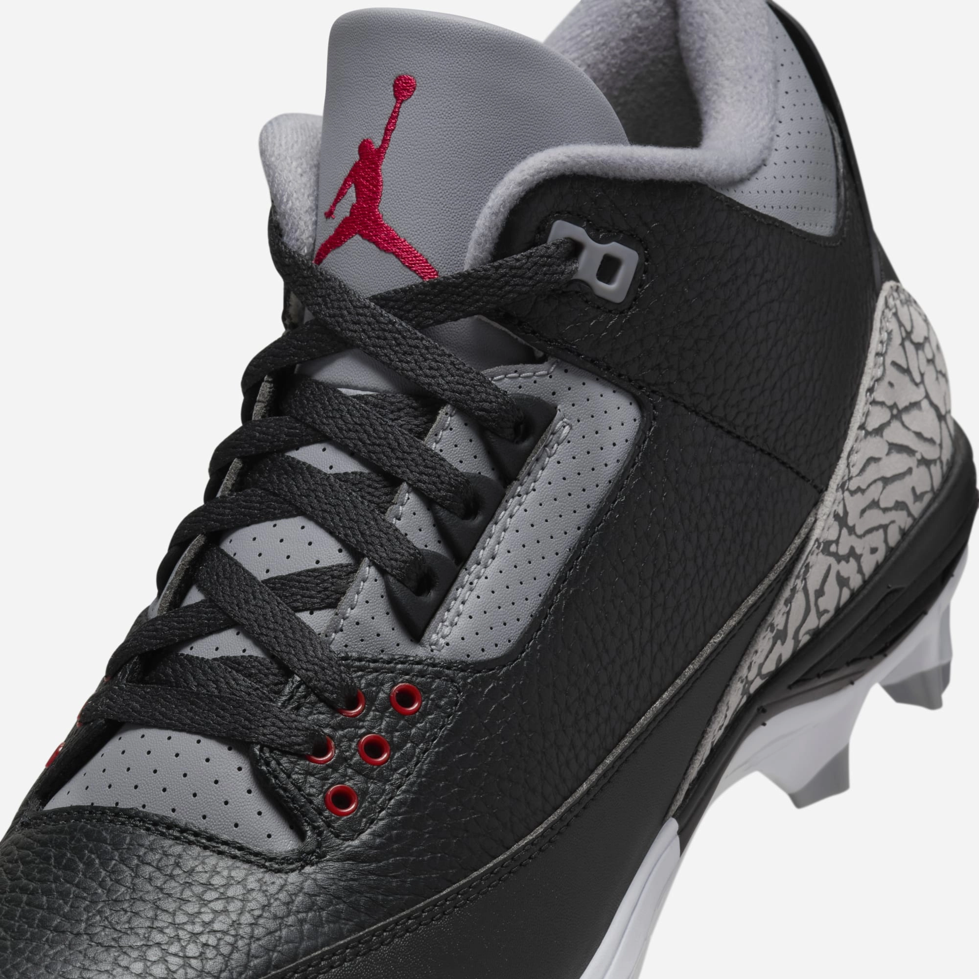 (Men's) Air Jordan 3 Mid Retro MCS 'Black Cement' (2024) FZ8627-001 Air Jordan 3 Retro Throwback Sneakers