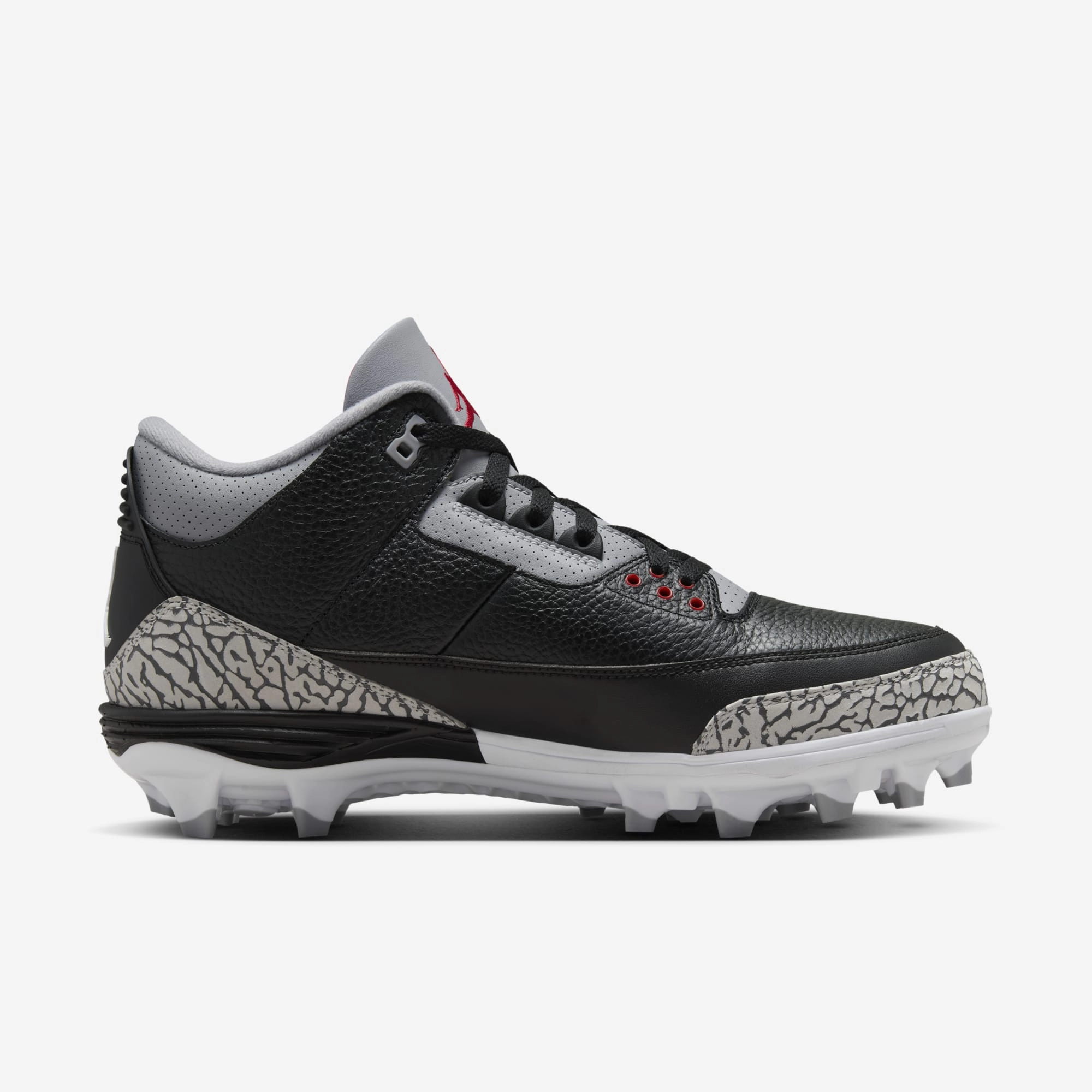 (Men's) Air Jordan 3 Mid Retro MCS 'Black Cement' (2024) FZ8627-001 Air Jordan 3 Retro Throwback Sneakers