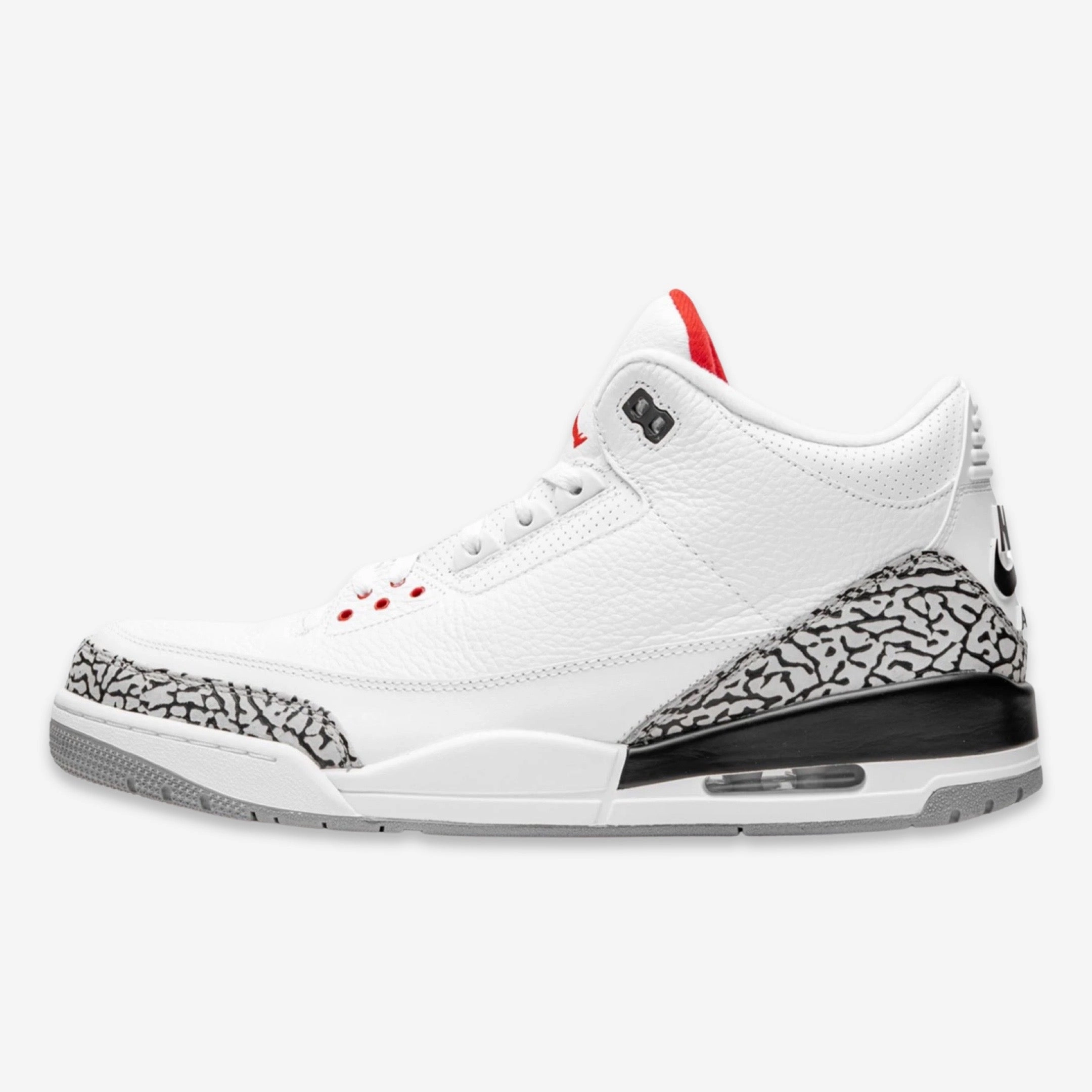 (Men's) Air Jordan 3 Retro '88 'Dunk Contest White Cement' (2013) 580775-160 Air Jordan 3 retro sneakers with throwback vibe
