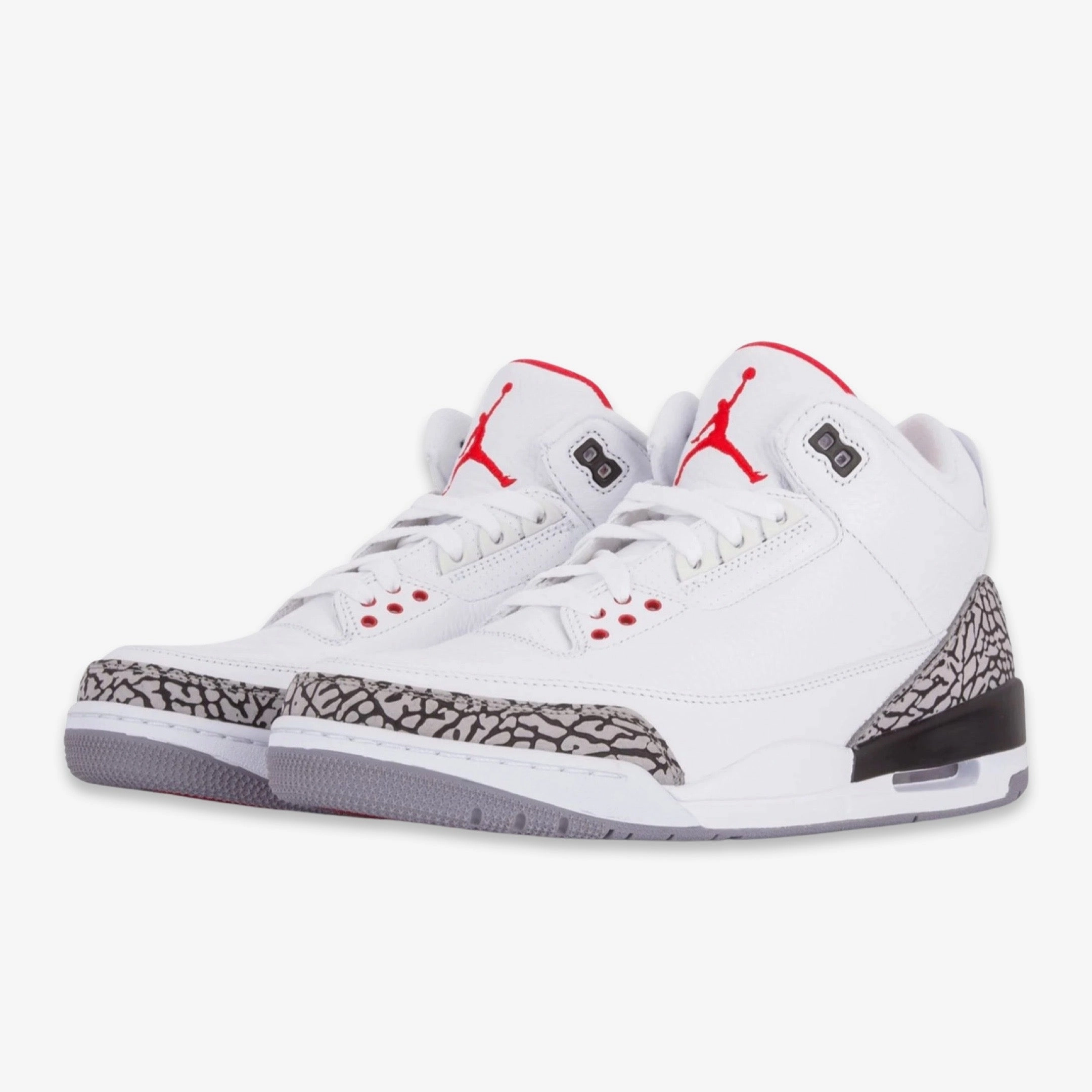 (Men's) Air Jordan 3 Retro '88 'Dunk Contest White Cement' (2013) 580775-160 Air Jordan 3 Retro Throwback Sneakers